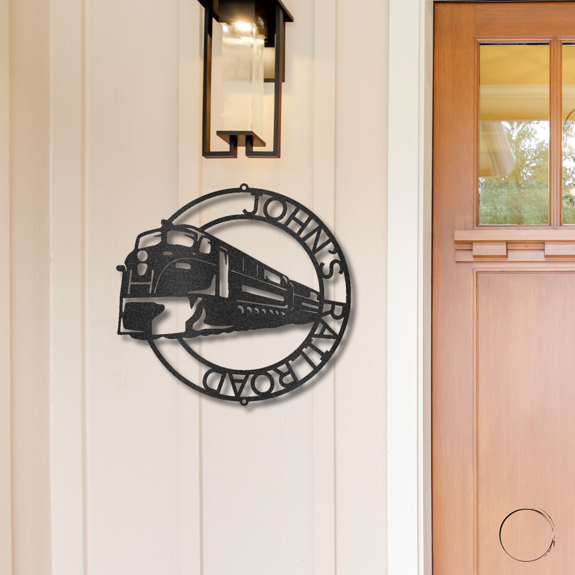 Railroad Train Metal Wall Art – Locomotive Wall Decor – Railroad Enthusiast Gift – Train Lover Wall Sign