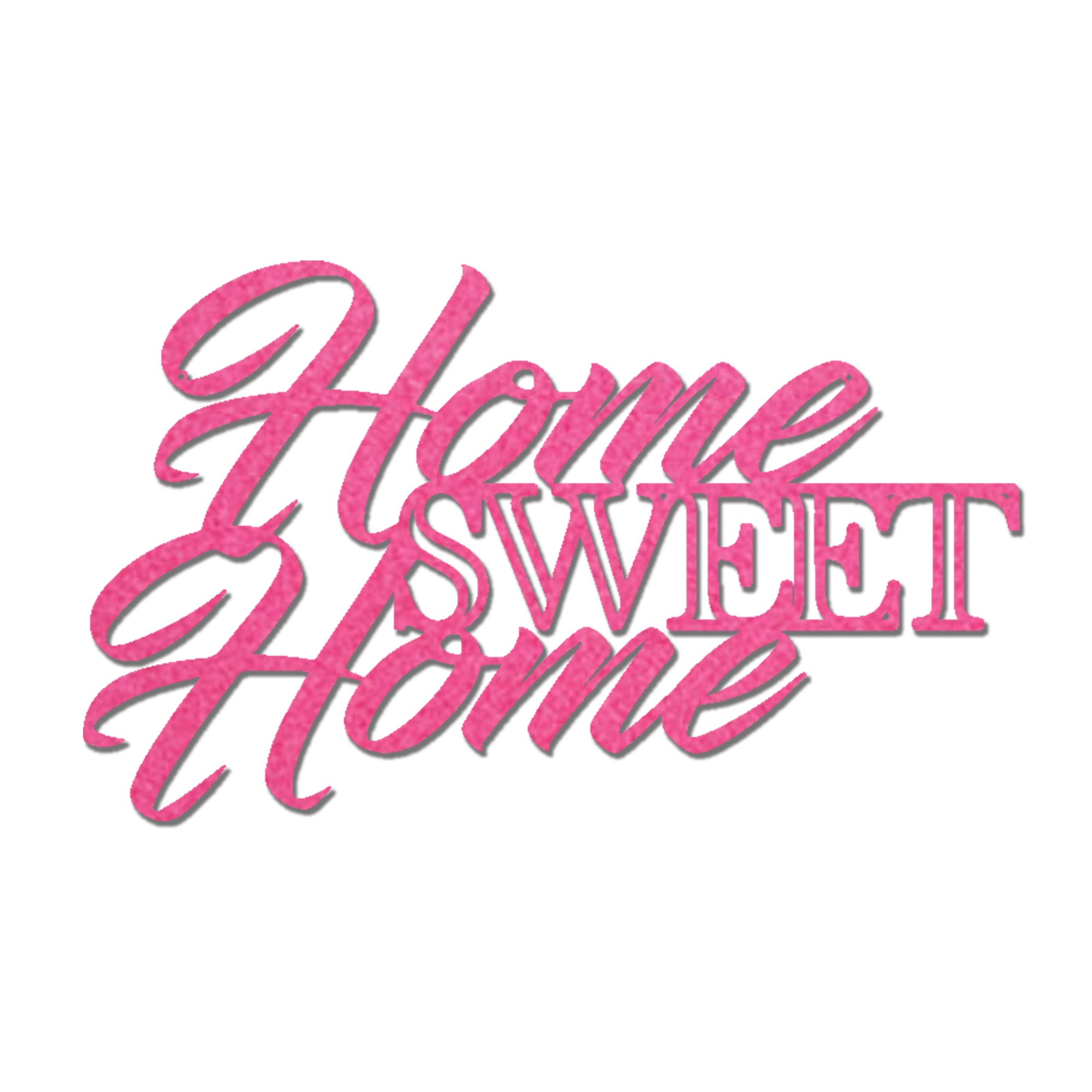 Home Sweet Home Steel Sign, Farmhouse Wall Decor, Script Metal Wall Art, Rustic Home Decor, Housewarming Gift