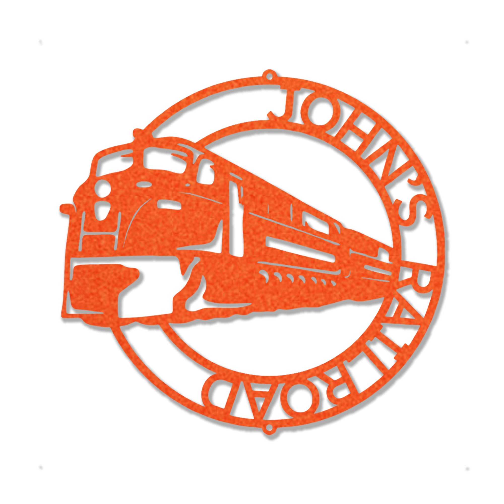Railroad Train Metal Wall Art – Locomotive Wall Decor – Railroad Enthusiast Gift – Train Lover Wall Sign