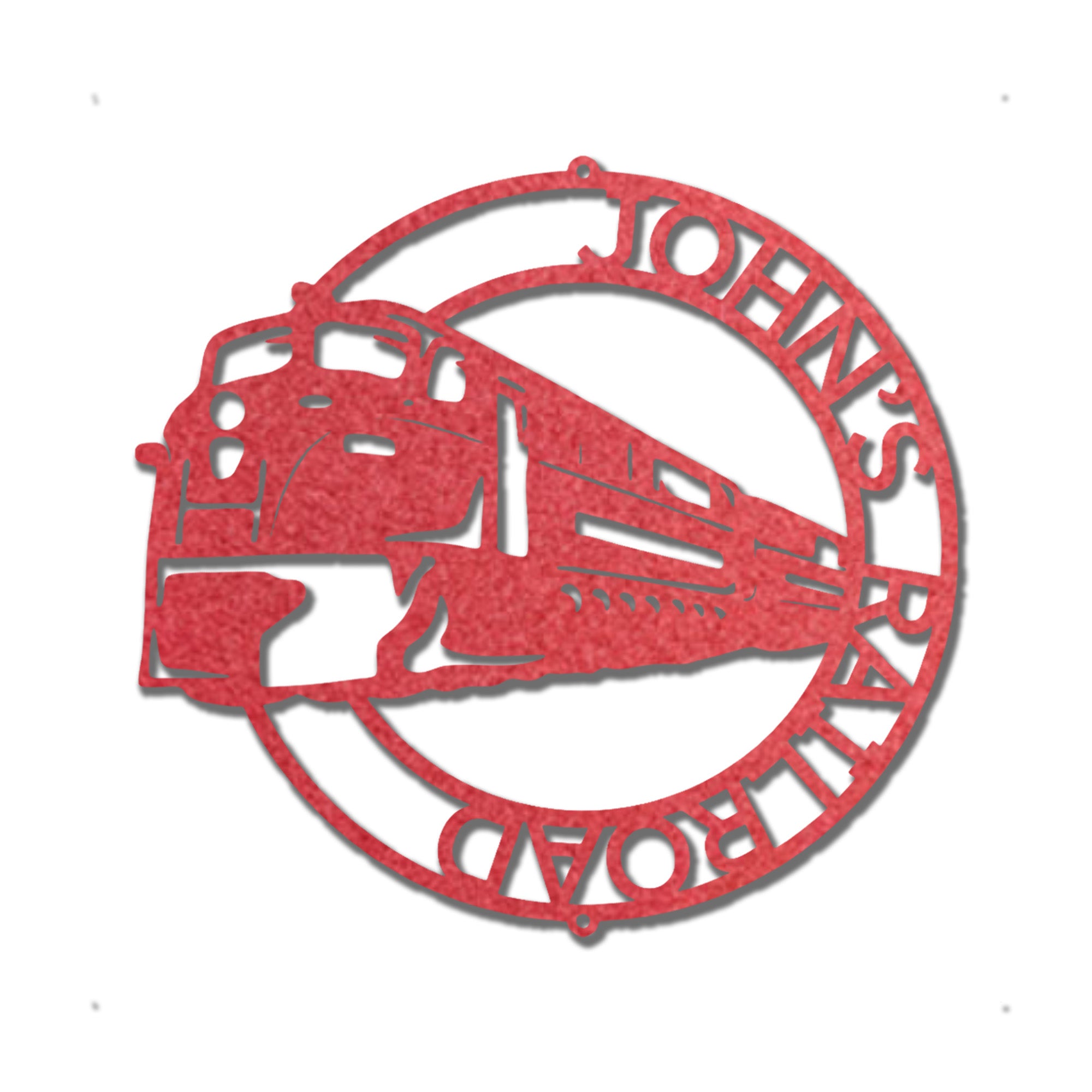 Railroad Train Metal Wall Art – Locomotive Wall Decor – Railroad Enthusiast Gift – Train Lover Wall Sign