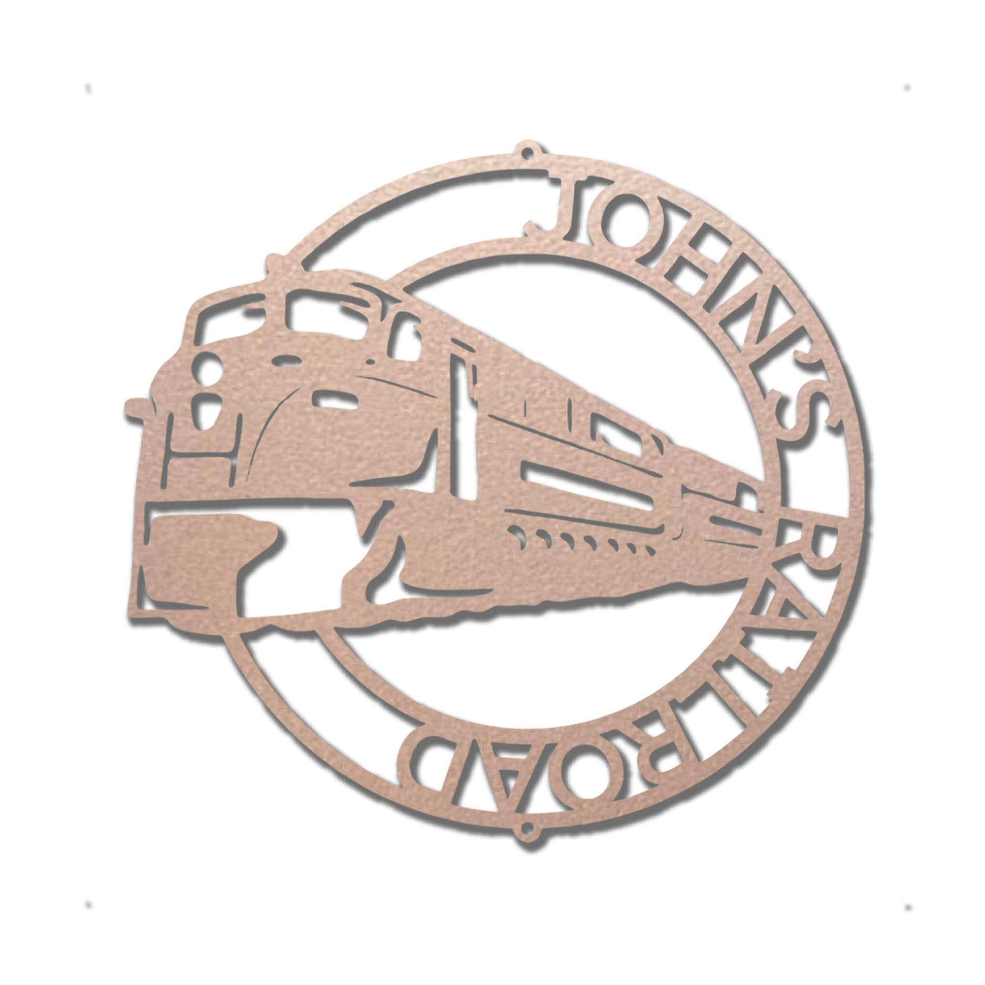 Railroad Train Metal Wall Art – Locomotive Wall Decor – Railroad Enthusiast Gift – Train Lover Wall Sign