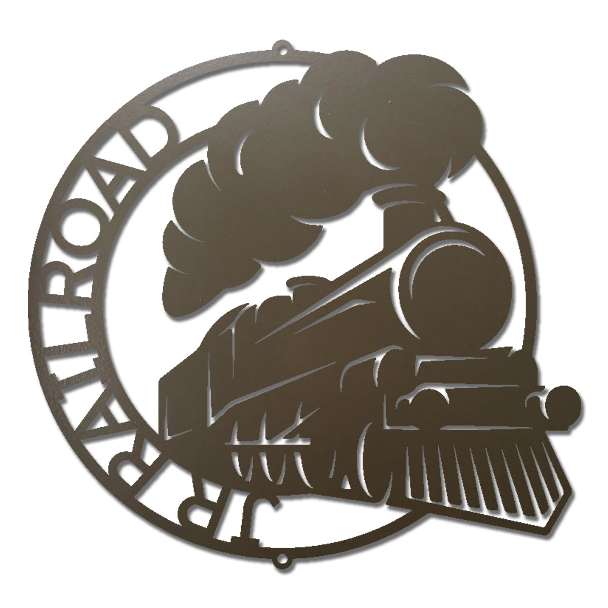 Personalized Steam Locomotive Metal Wall Art – Custom Railroad Train Name Sign – Vintage Train Decor – Railroad Enthusiast Gift