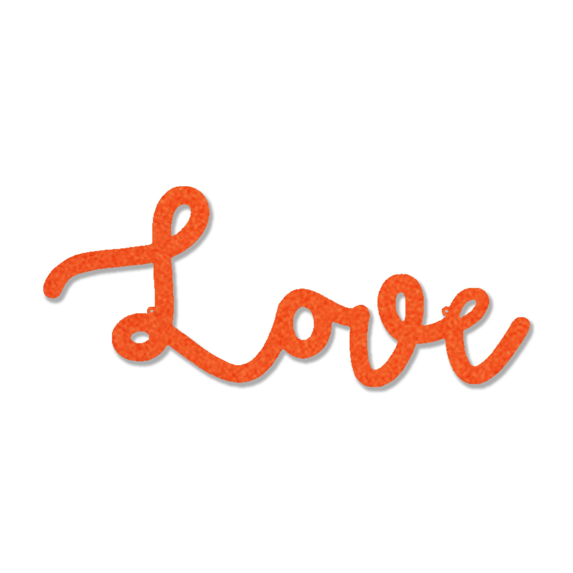 Love Metal Wall Art Sign – Inspirational Script Word Decor – Romantic Home Wall Decor – Farmhouse Love Wall Decoration