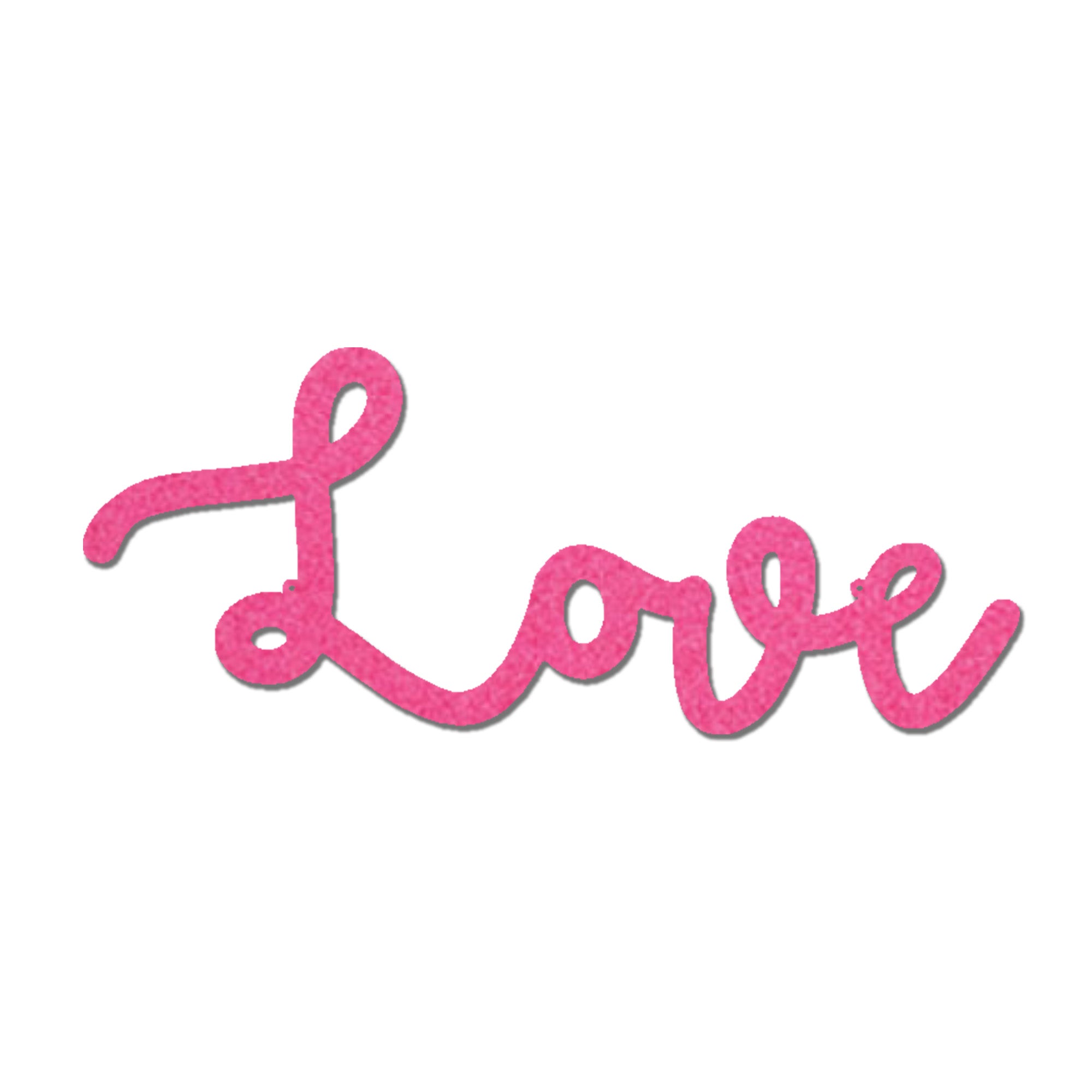 Love Metal Wall Art Sign – Inspirational Script Word Decor – Romantic Home Wall Decor – Farmhouse Love Wall Decoration