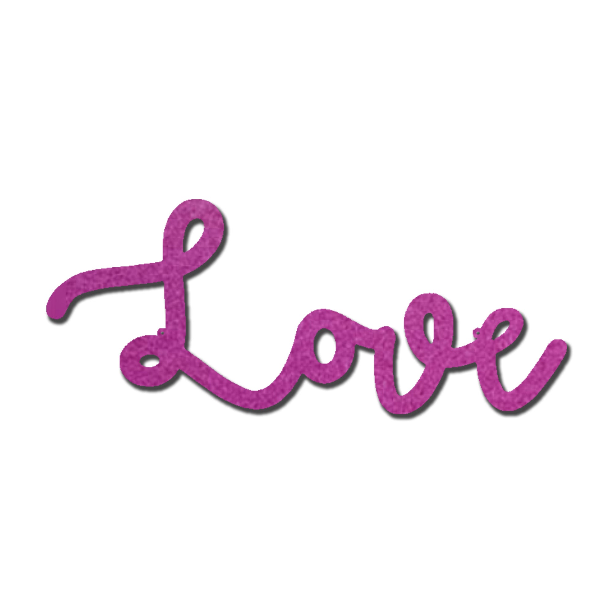 Love Metal Wall Art Sign – Inspirational Script Word Decor – Romantic Home Wall Decor – Farmhouse Love Wall Decoration