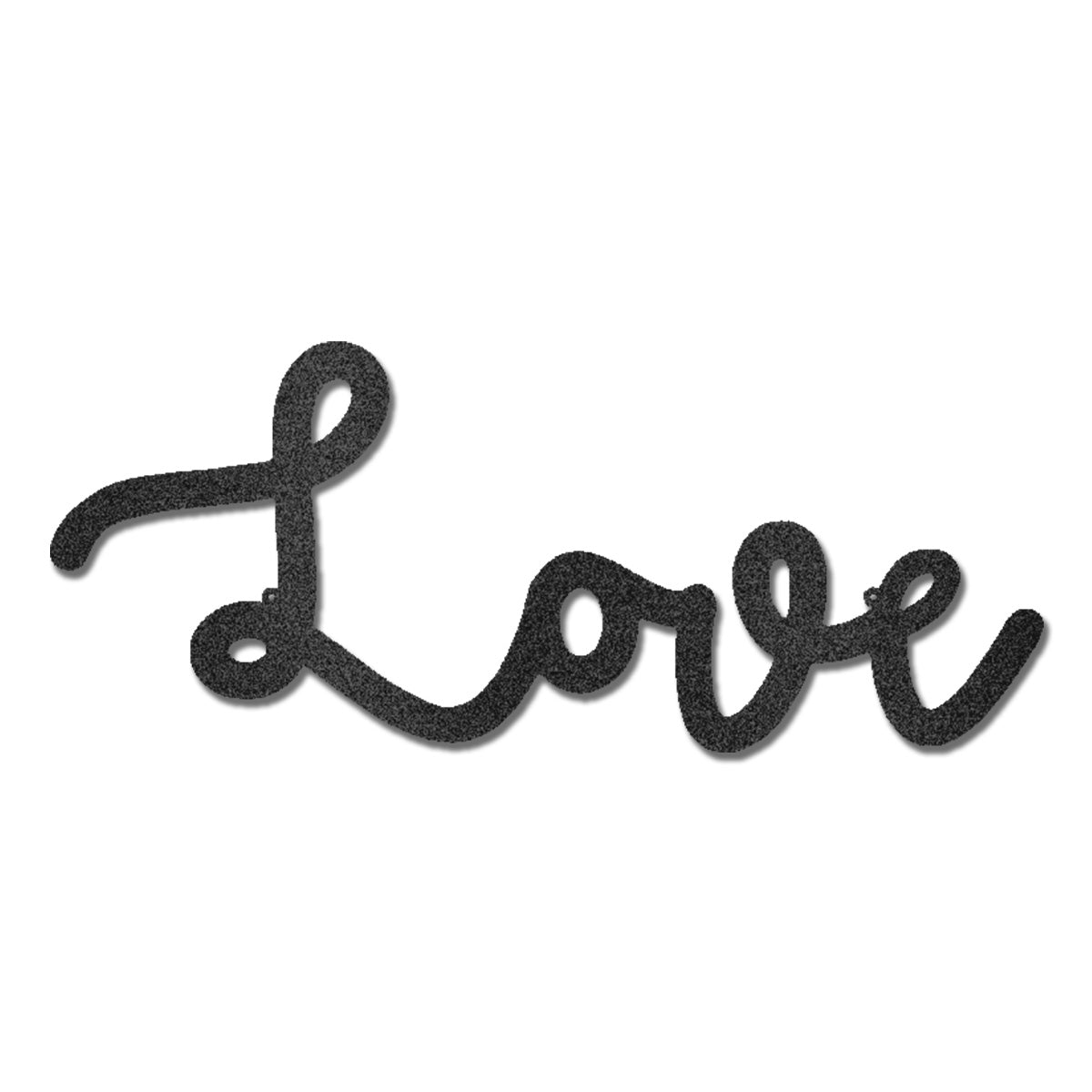 Love Metal Wall Art Sign – Inspirational Script Word Decor – Romantic Home Wall Decor – Farmhouse Love Wall Decoration