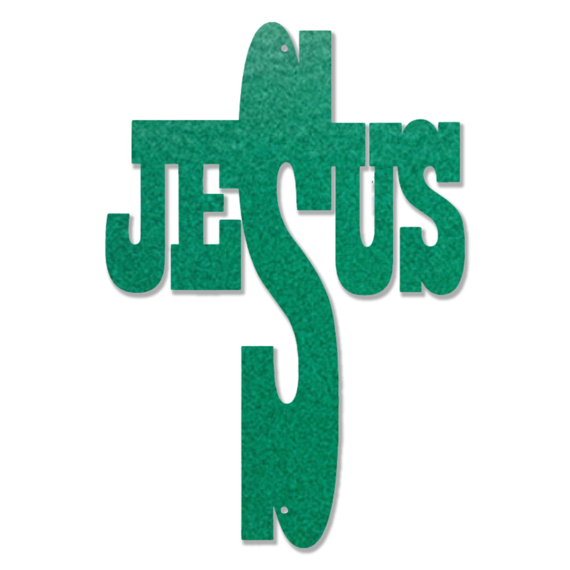Jesus Cross Metal Wall Art – Christian Steel Cross Sign – Inspirational Faith Decor – Religious Wall Decor