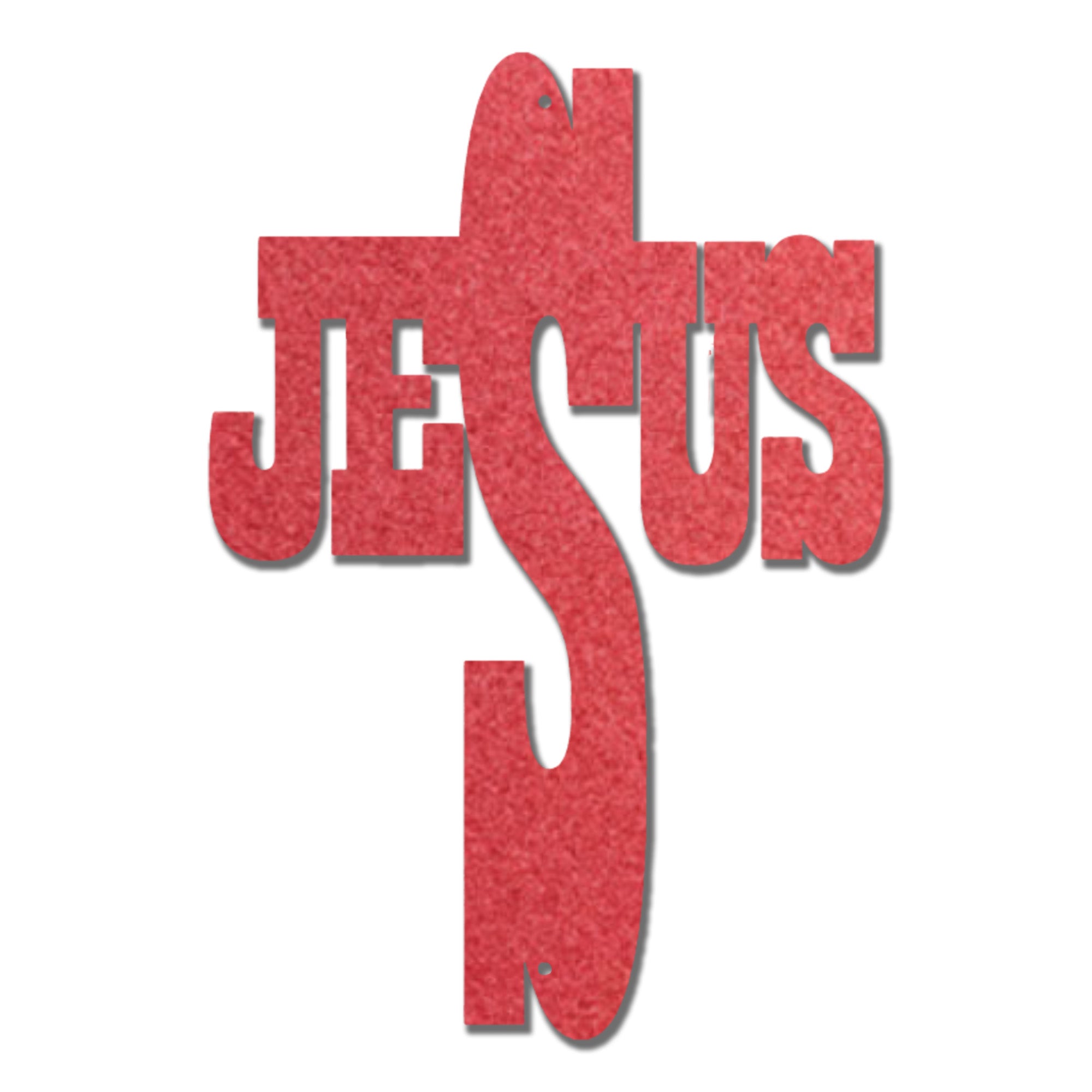 Jesus Cross Metal Wall Art – Christian Steel Cross Sign – Inspirational Faith Decor – Religious Wall Decor