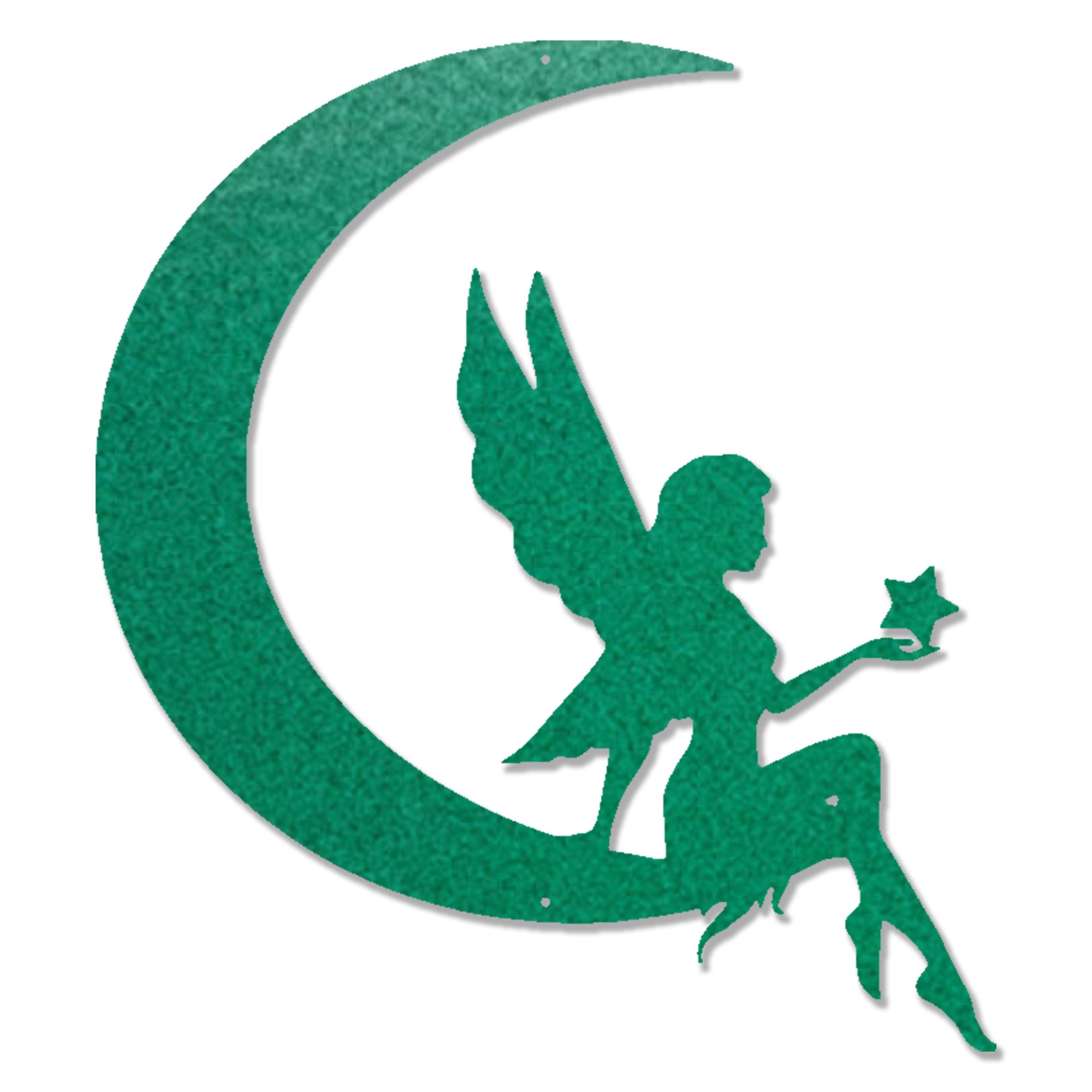 Moon Fairy Metal Wall Art – Nursery Decor – Princess Room Wall Decor