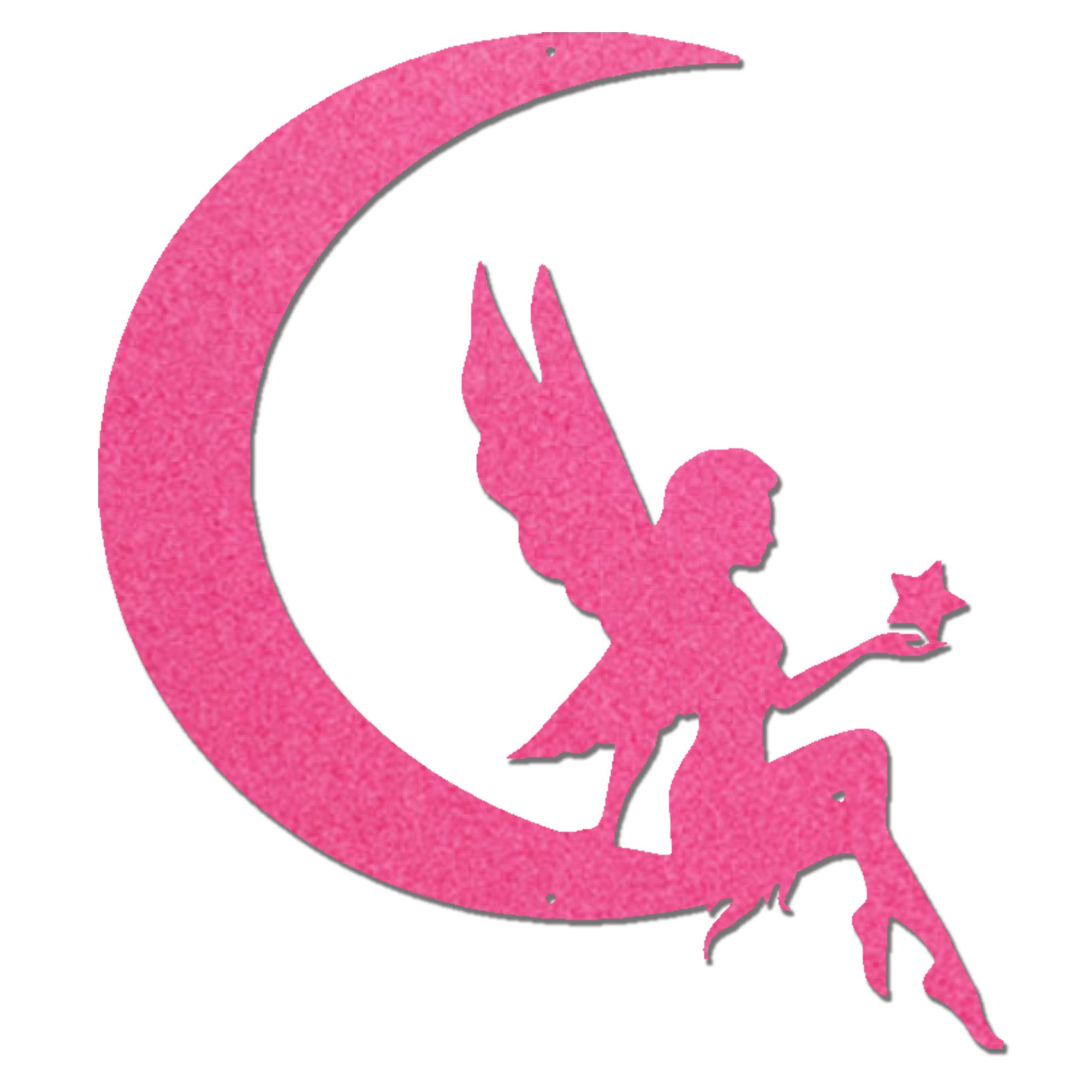 Moon Fairy Metal Wall Art – Nursery Decor – Princess Room Wall Decor