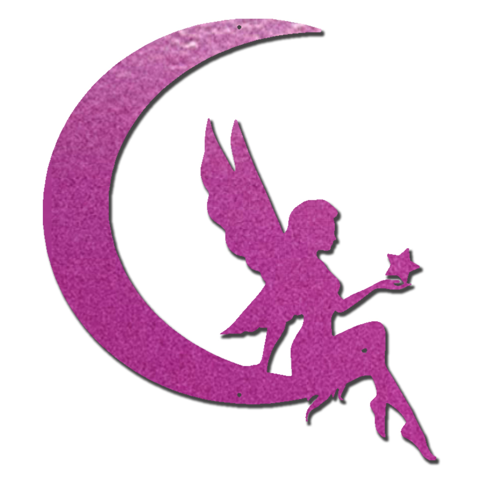 Moon Fairy Metal Wall Art – Nursery Decor – Princess Room Wall Decor