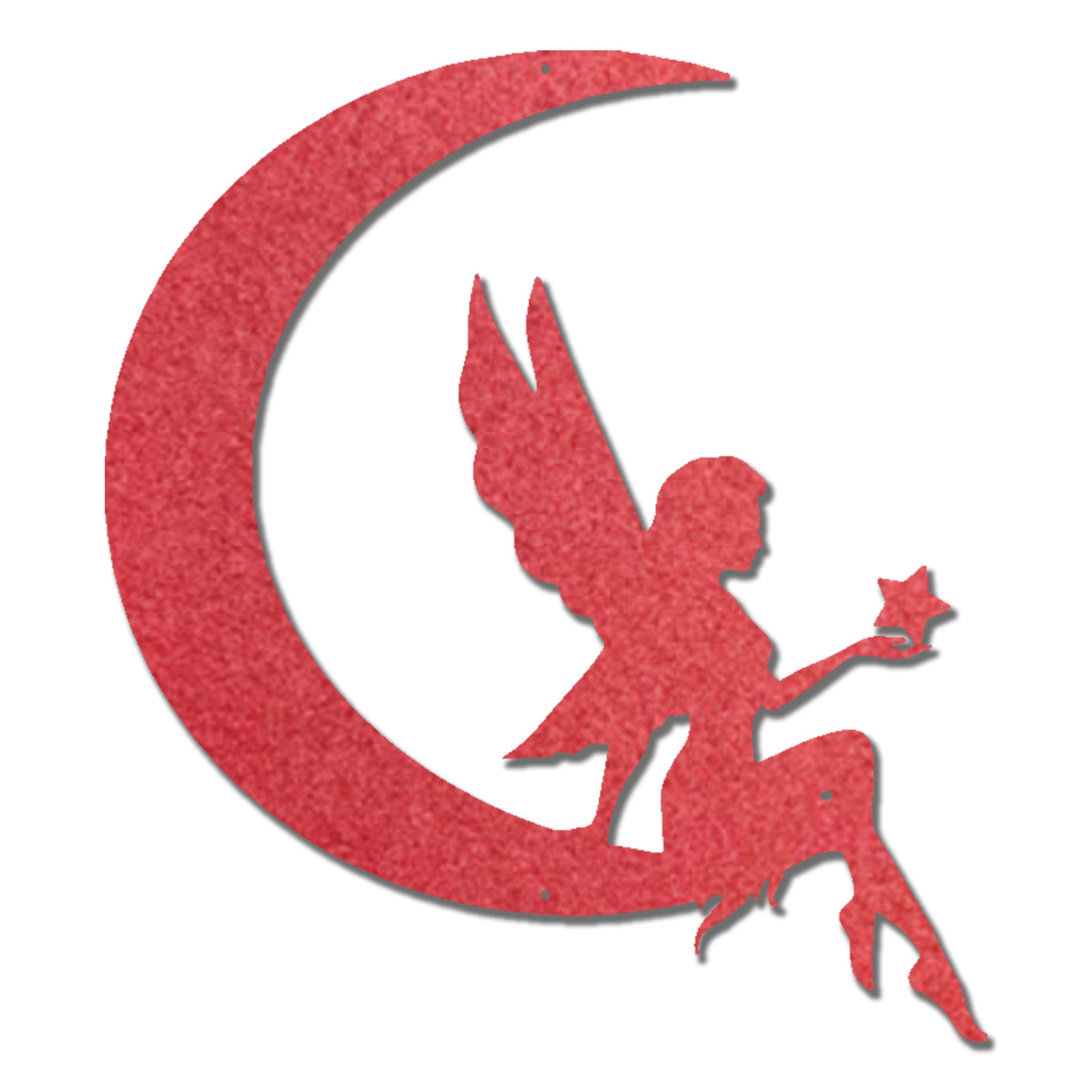 Moon Fairy Metal Wall Art – Nursery Decor – Princess Room Wall Decor