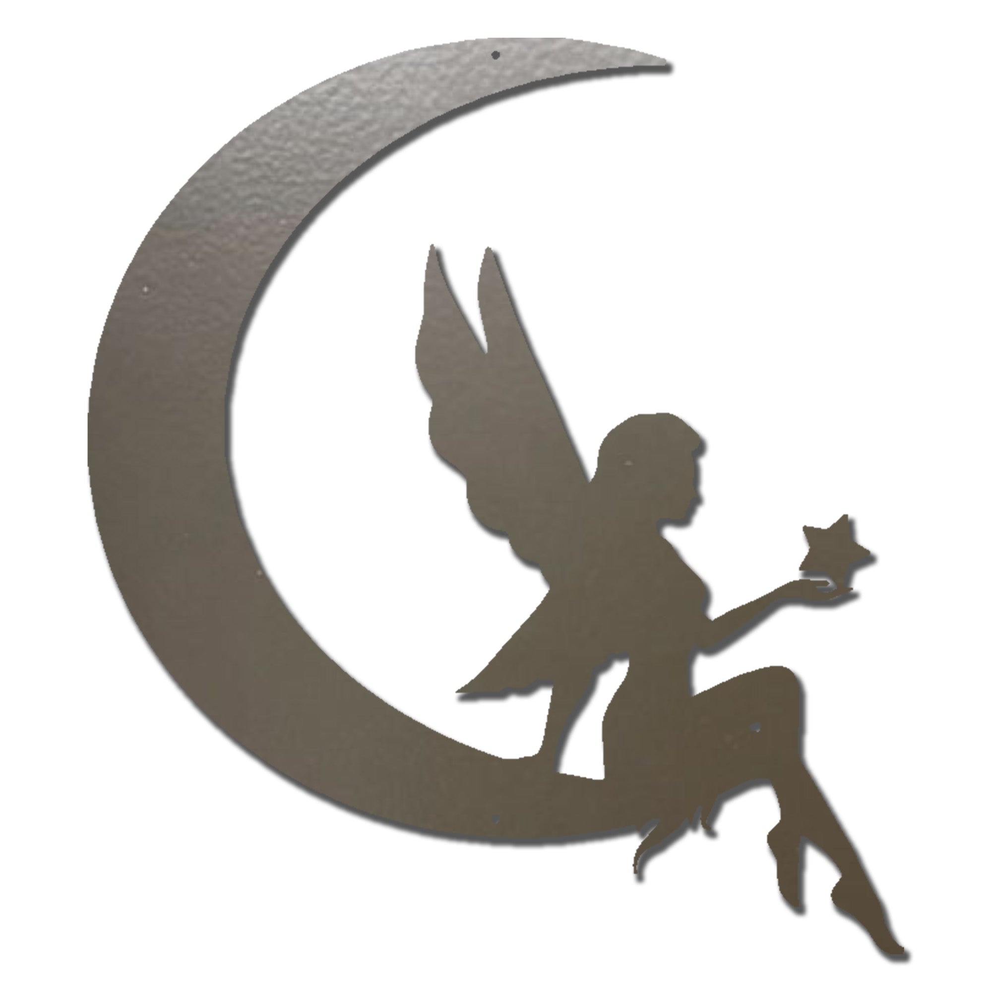 Moon Fairy Metal Wall Art – Nursery Decor – Princess Room Wall Decor