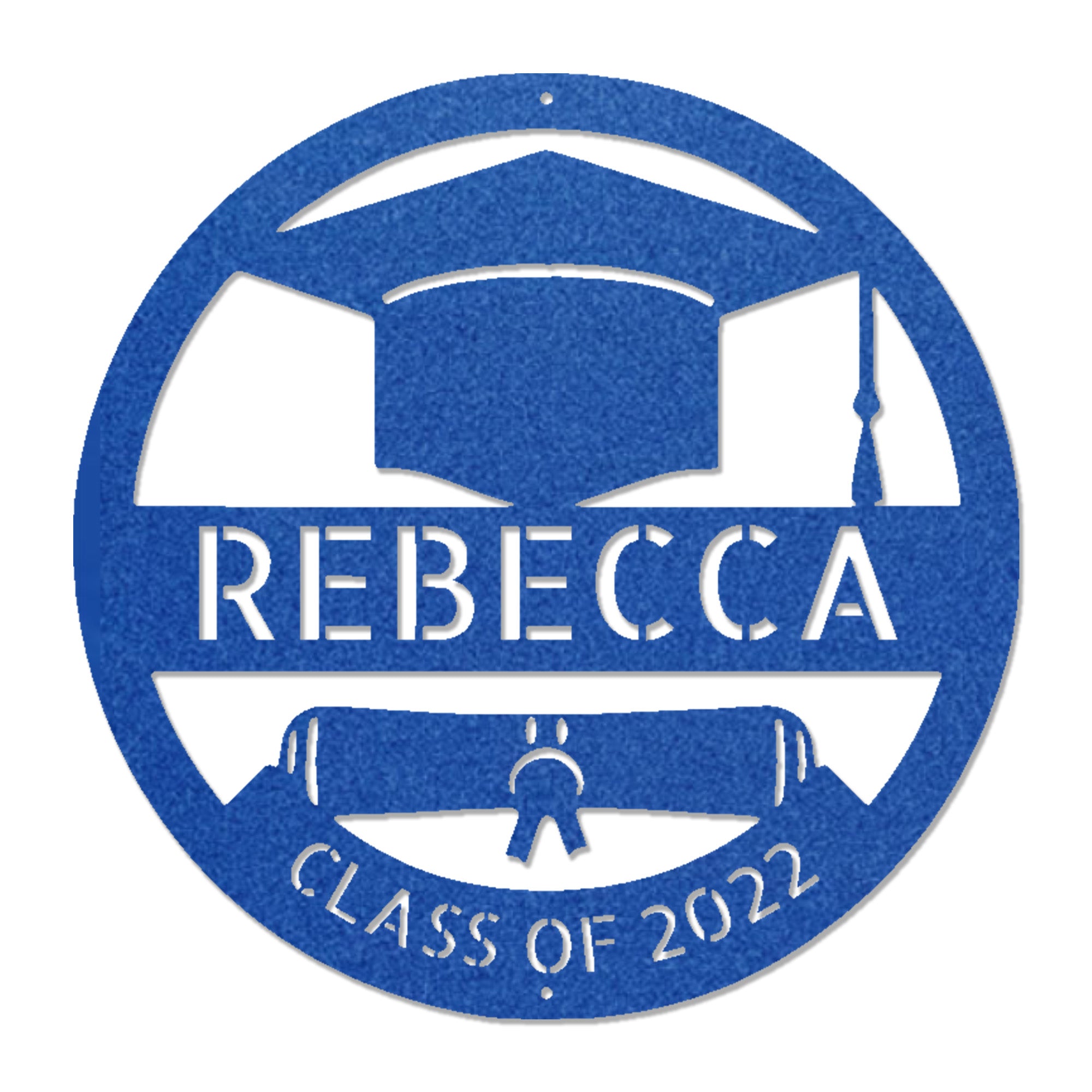 Personalized Graduation Steel Sign – Class of 2026 Decor – Custom Graduate Name Metal Art – Graduation Gift