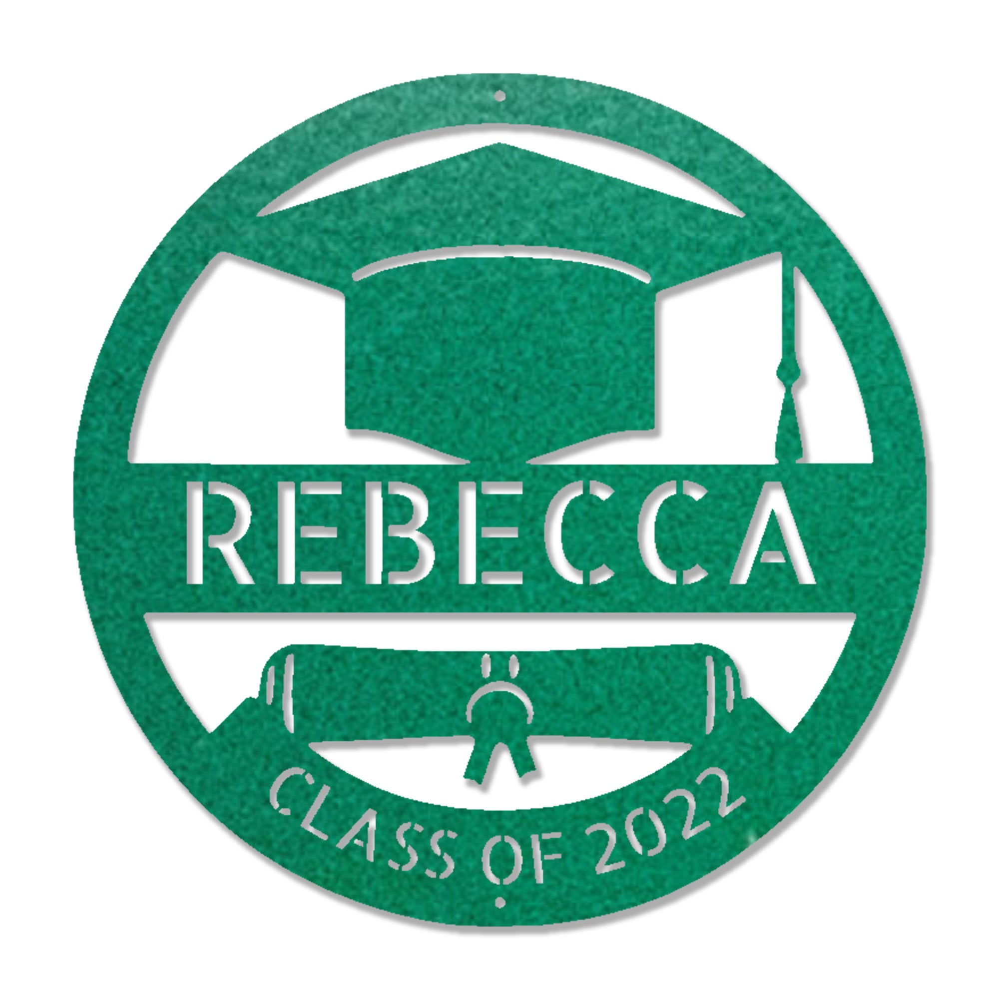 Personalized Graduation Steel Sign – Class of 2026 Decor – Custom Graduate Name Metal Art – Graduation Gift