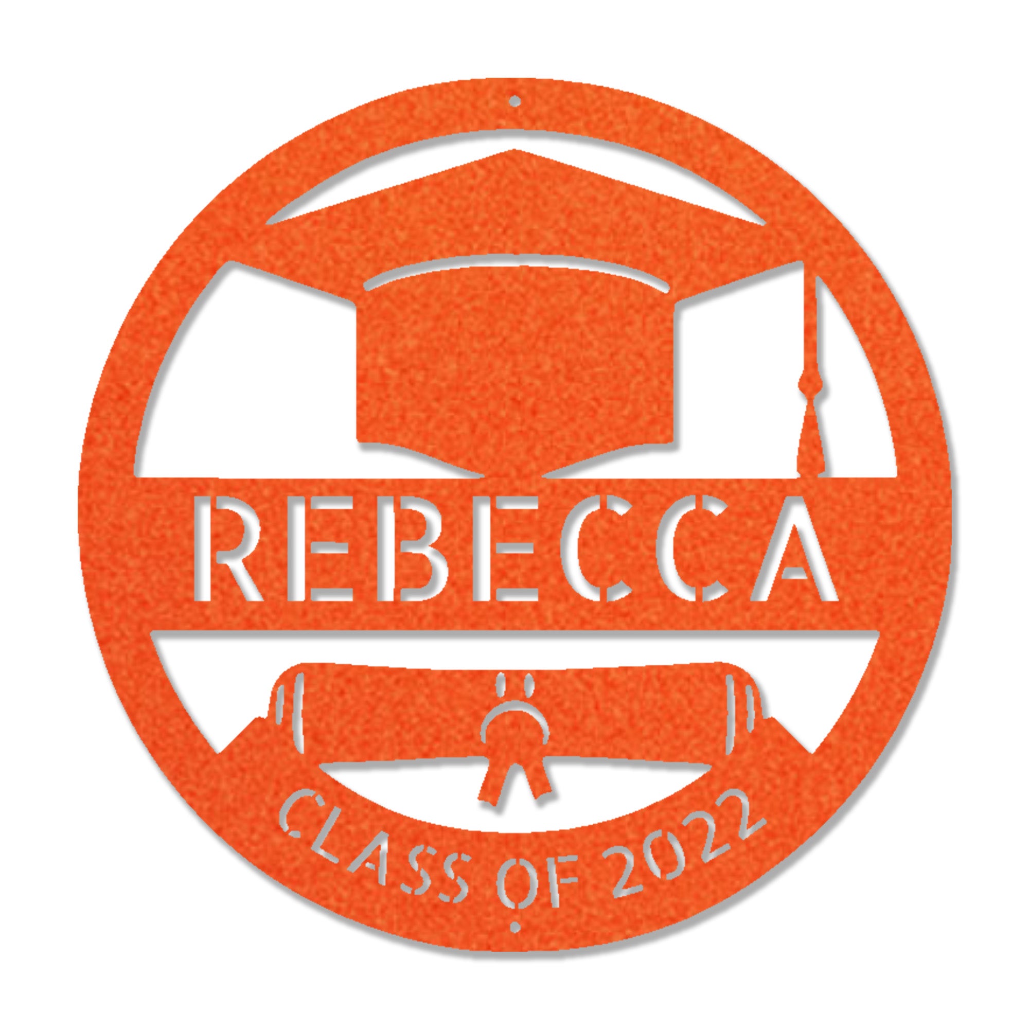 Personalized Graduation Steel Sign – Class of 2026 Decor – Custom Graduate Name Metal Art – Graduation Gift