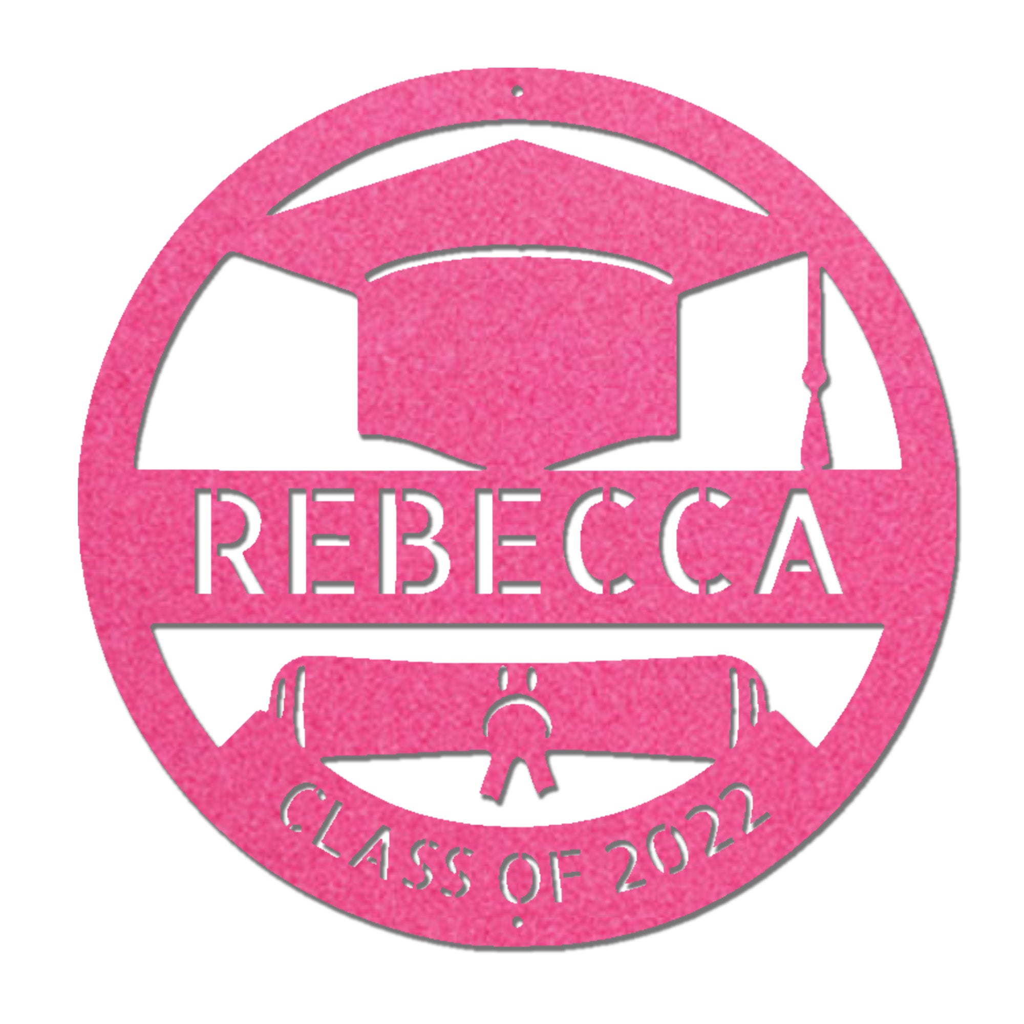 Personalized Graduation Steel Sign – Class of 2026 Decor – Custom Graduate Name Metal Art – Graduation Gift