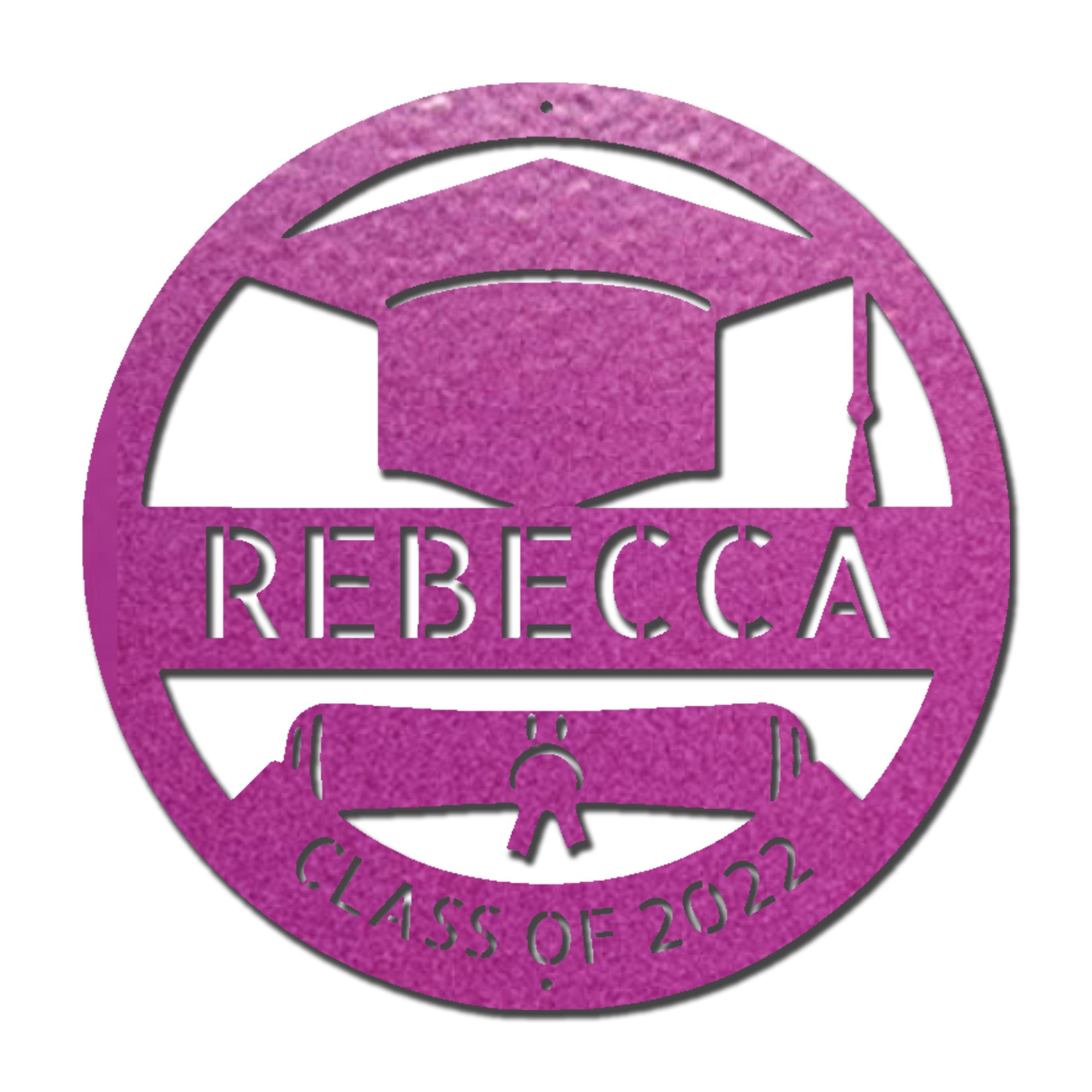 Personalized Graduation Steel Sign – Class of 2026 Decor – Custom Graduate Name Metal Art – Graduation Gift