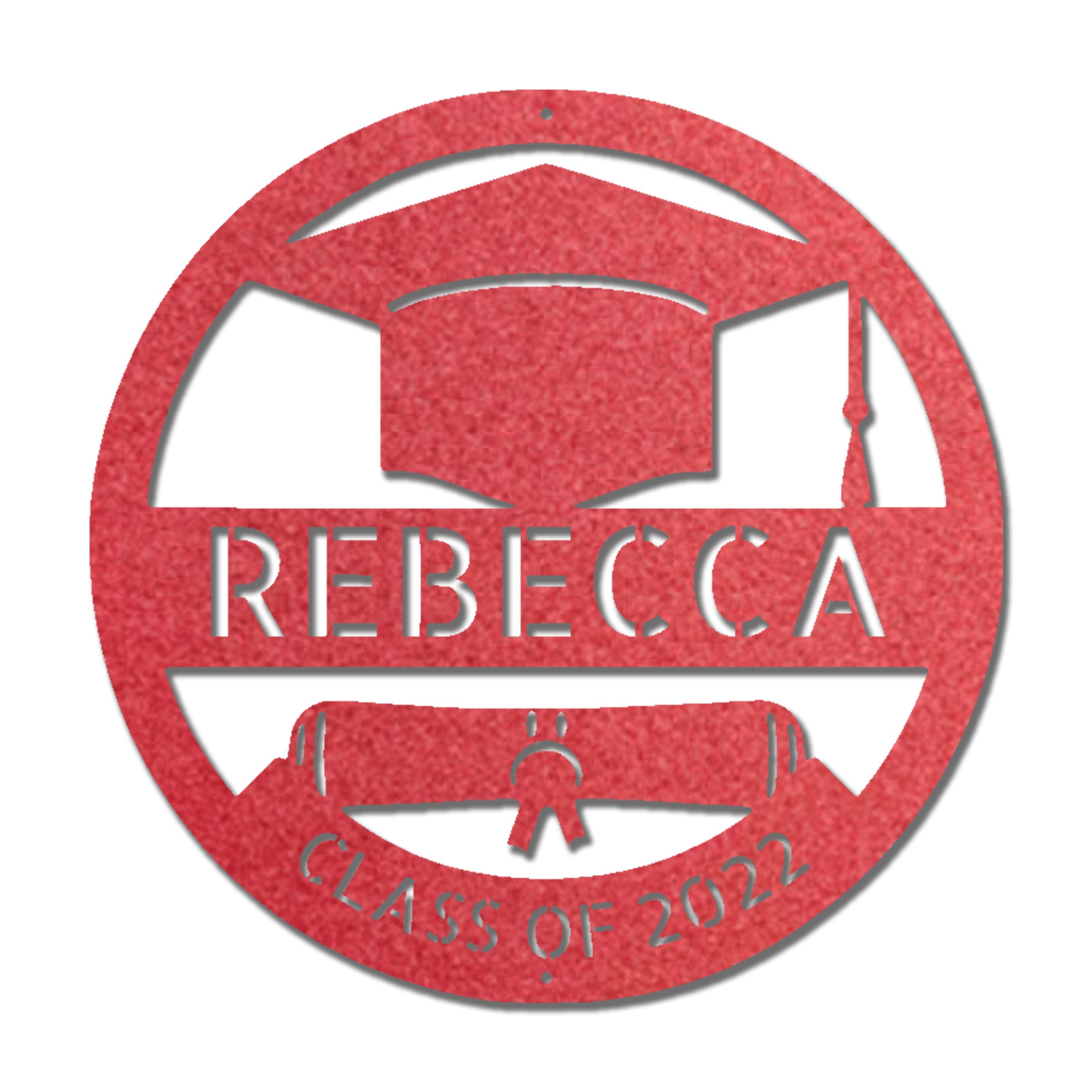 Personalized Graduation Steel Sign – Class of 2026 Decor – Custom Graduate Name Metal Art – Graduation Gift