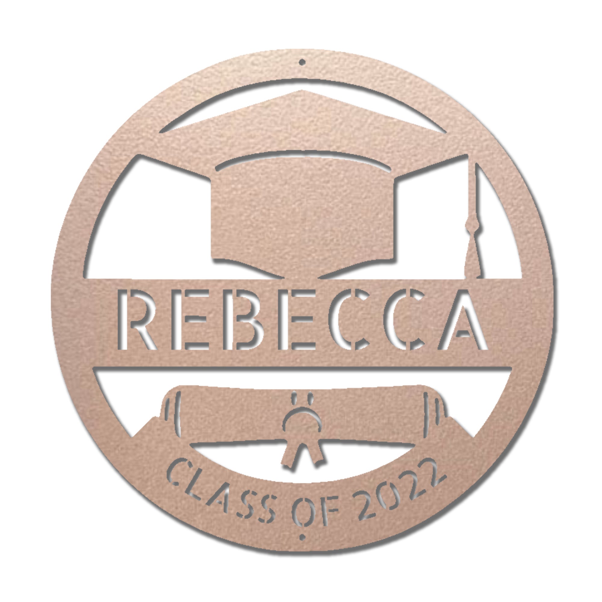 Personalized Graduation Steel Sign – Class of 2026 Decor – Custom Graduate Name Metal Art – Graduation Gift