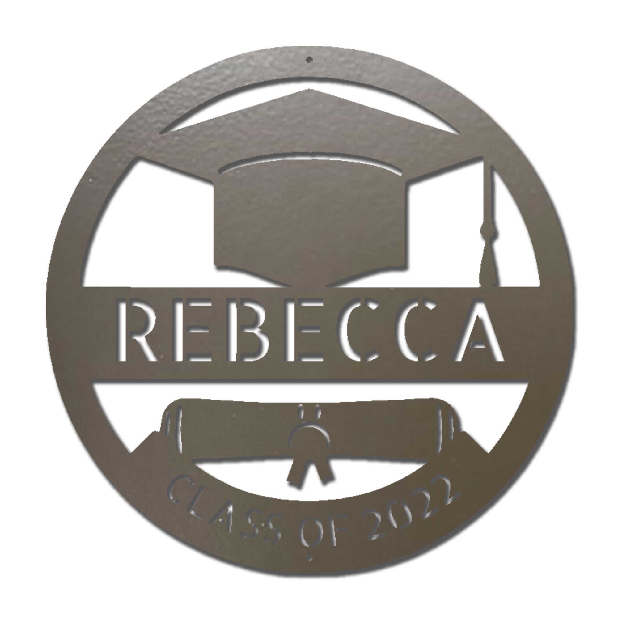 Personalized Graduation Steel Sign – Class of 2026 Decor – Custom Graduate Name Metal Art – Graduation Gift