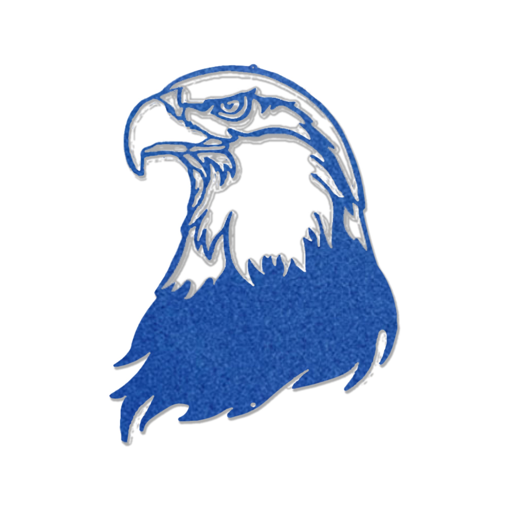 Bald Eagle Metal Wall Art – Patriotic American Eagle Wall Decor – Rustic Wildlife Metal Sign – Cabin Lodge Wall Art