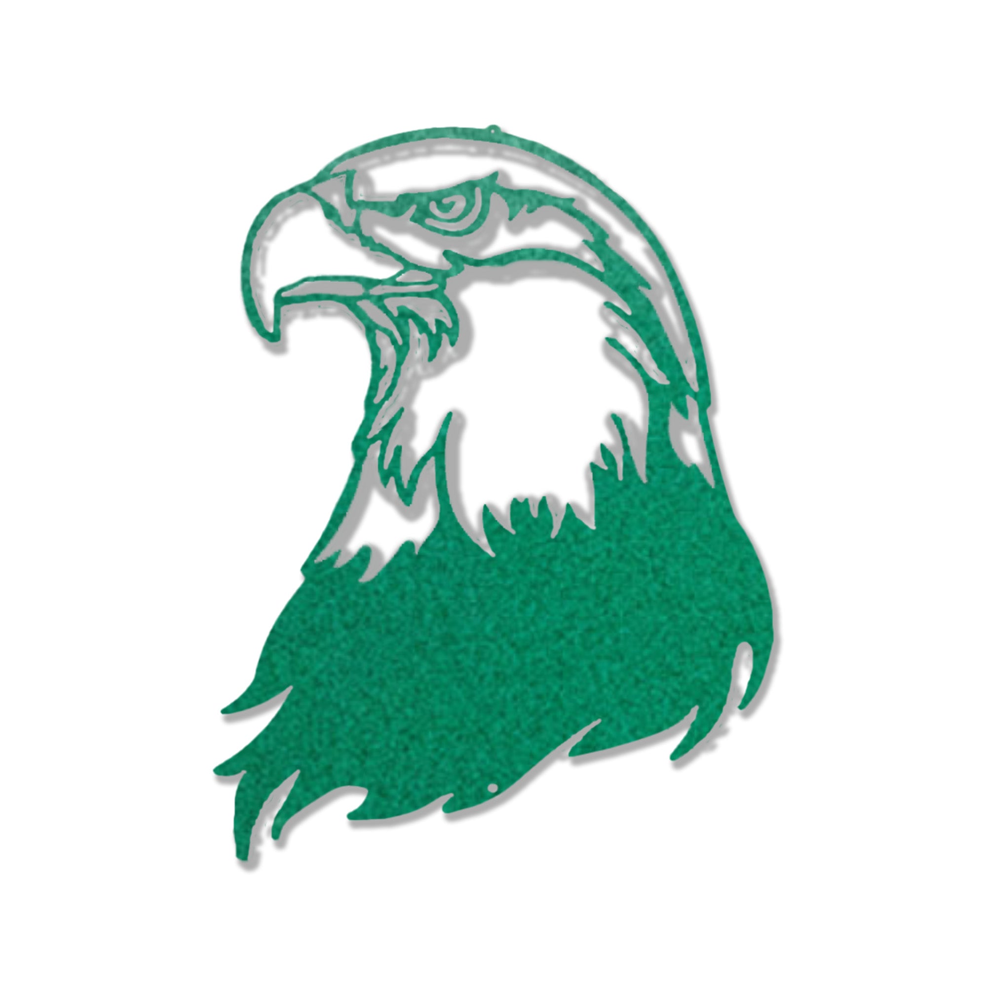 Bald Eagle Metal Wall Art – Patriotic American Eagle Wall Decor – Rustic Wildlife Metal Sign – Cabin Lodge Wall Art