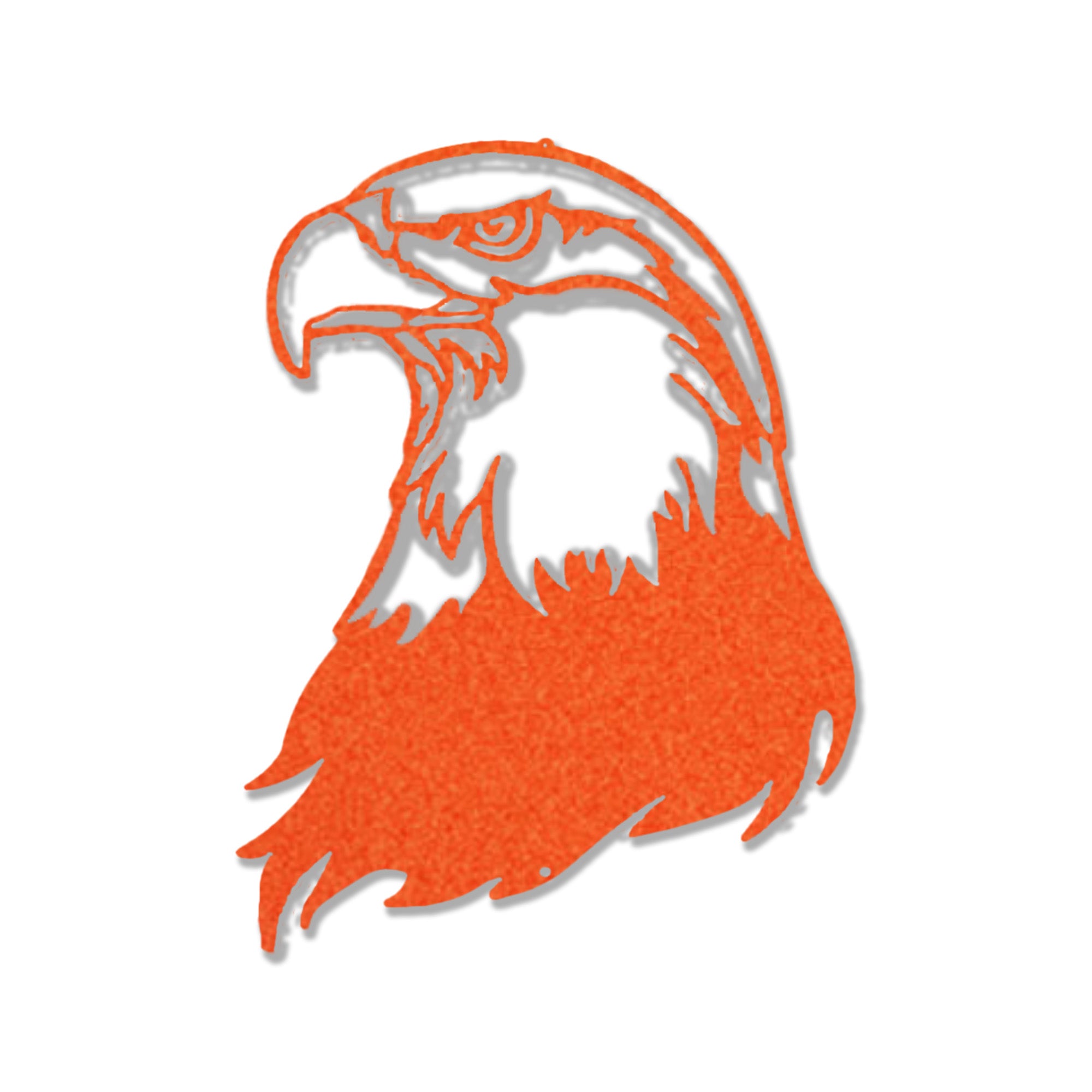 Bald Eagle Metal Wall Art – Patriotic American Eagle Wall Decor – Rustic Wildlife Metal Sign – Cabin Lodge Wall Art