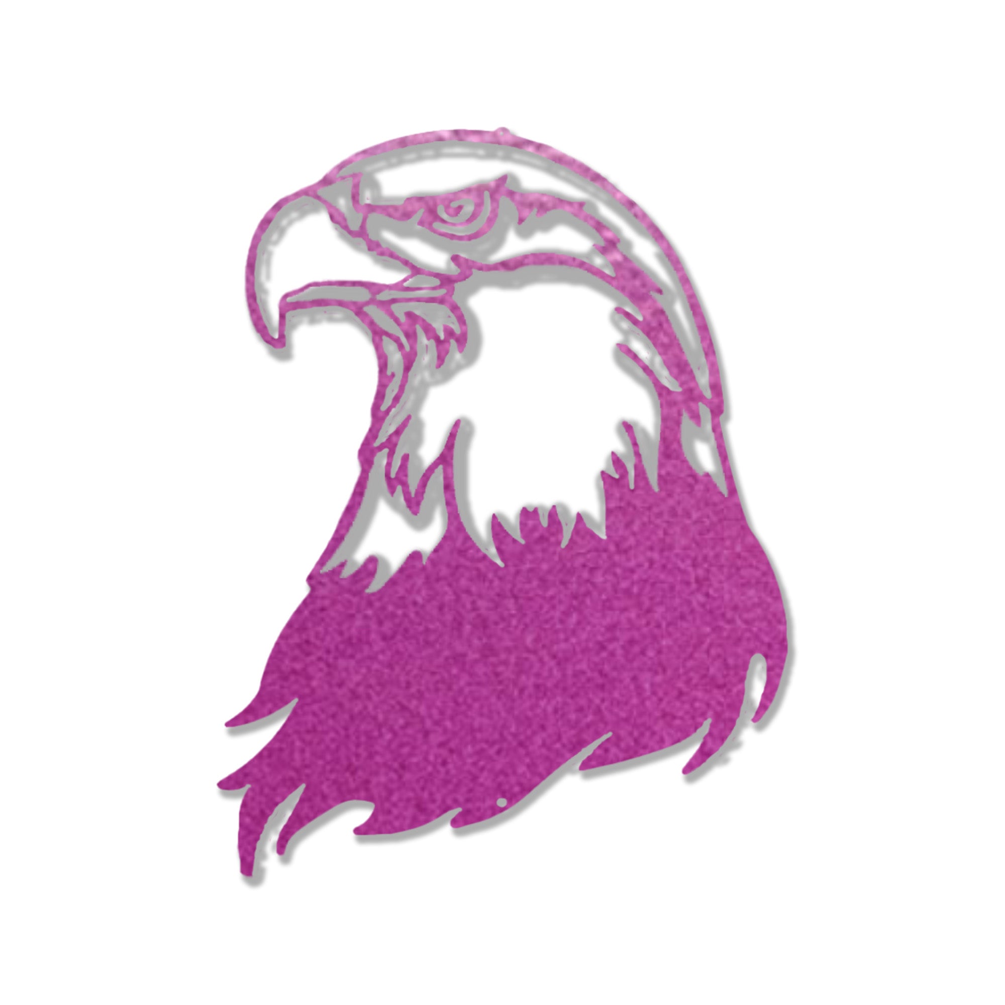 Bald Eagle Metal Wall Art – Patriotic American Eagle Wall Decor – Rustic Wildlife Metal Sign – Cabin Lodge Wall Art