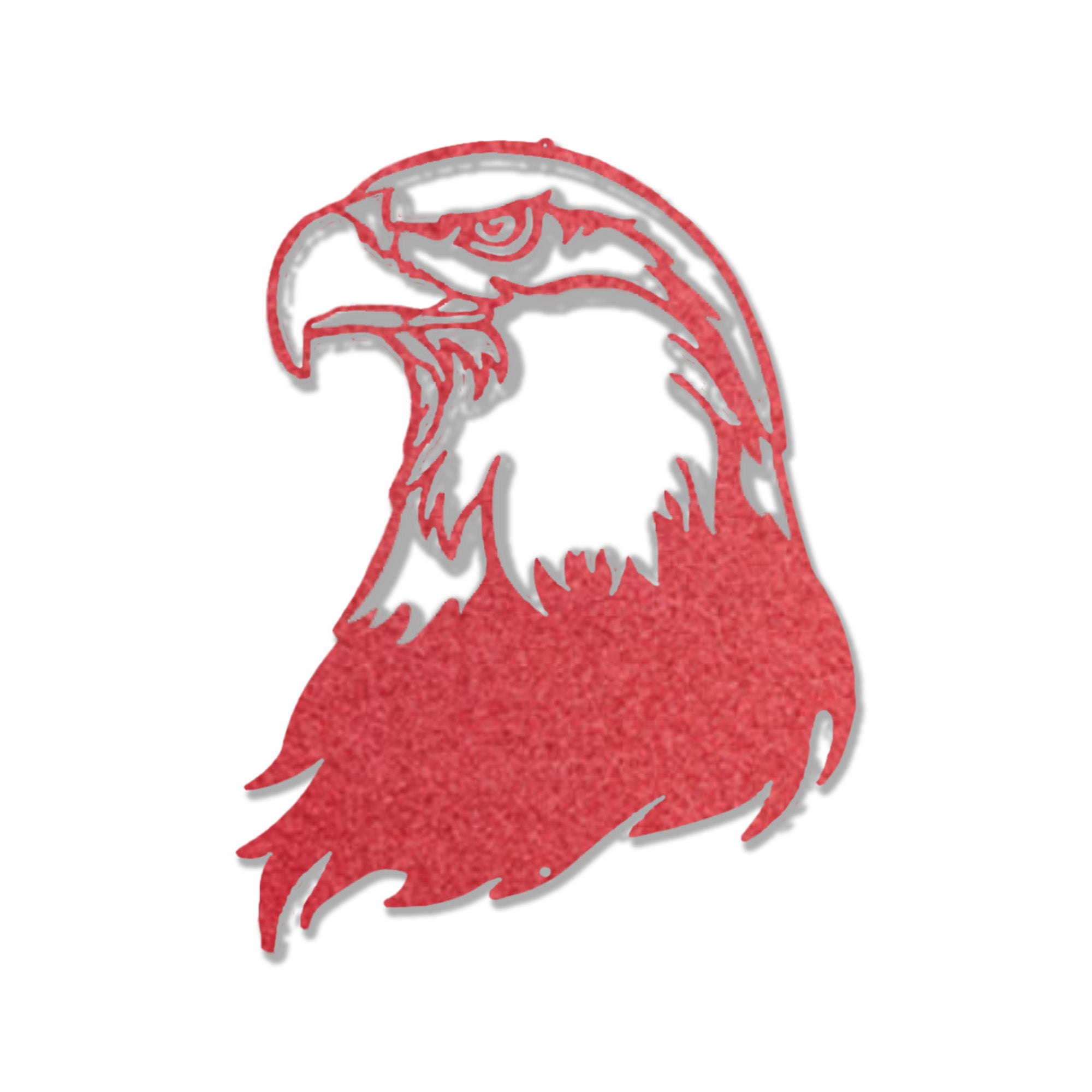Bald Eagle Metal Wall Art – Patriotic American Eagle Wall Decor – Rustic Wildlife Metal Sign – Cabin Lodge Wall Art