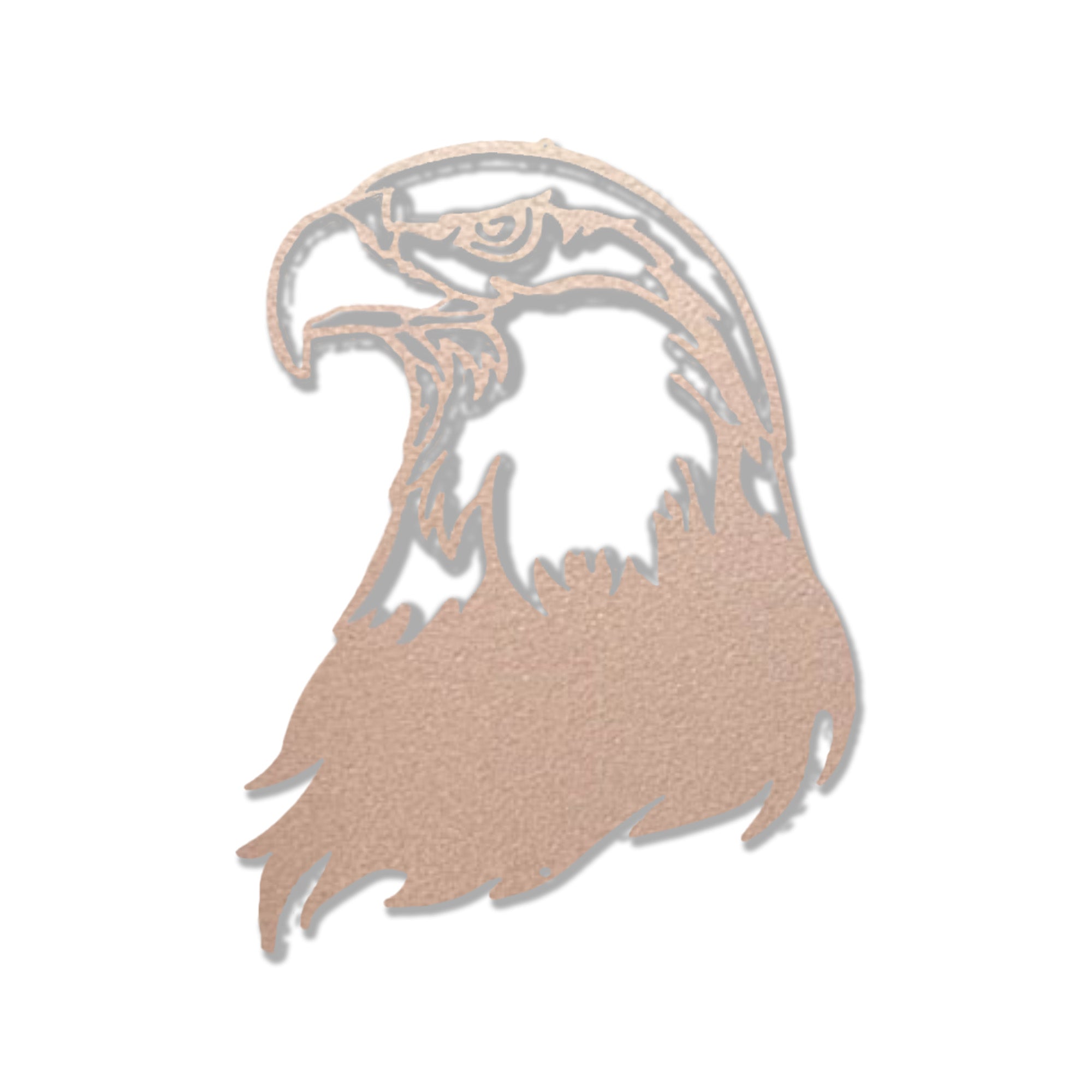 Bald Eagle Metal Wall Art – Patriotic American Eagle Wall Decor – Rustic Wildlife Metal Sign – Cabin Lodge Wall Art