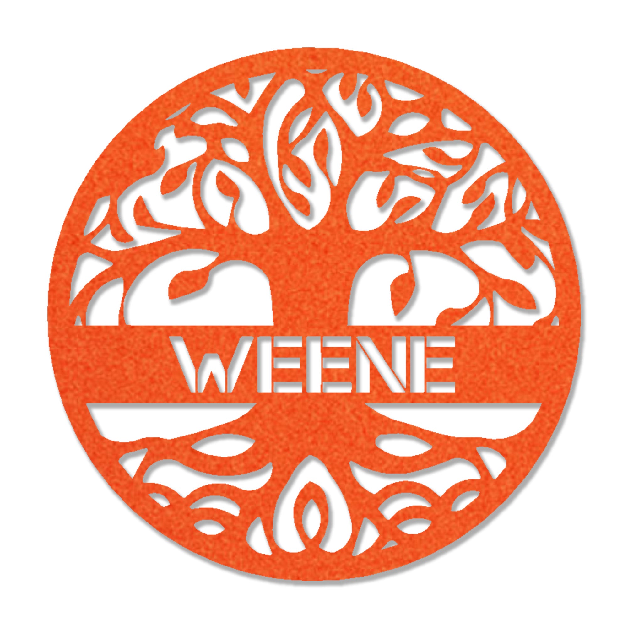 Personalized Tree of Life Metal Wall Art – Custom Family Name Sign – Tree of Life Metal Decor – Nature Inspired Family Wall Decor