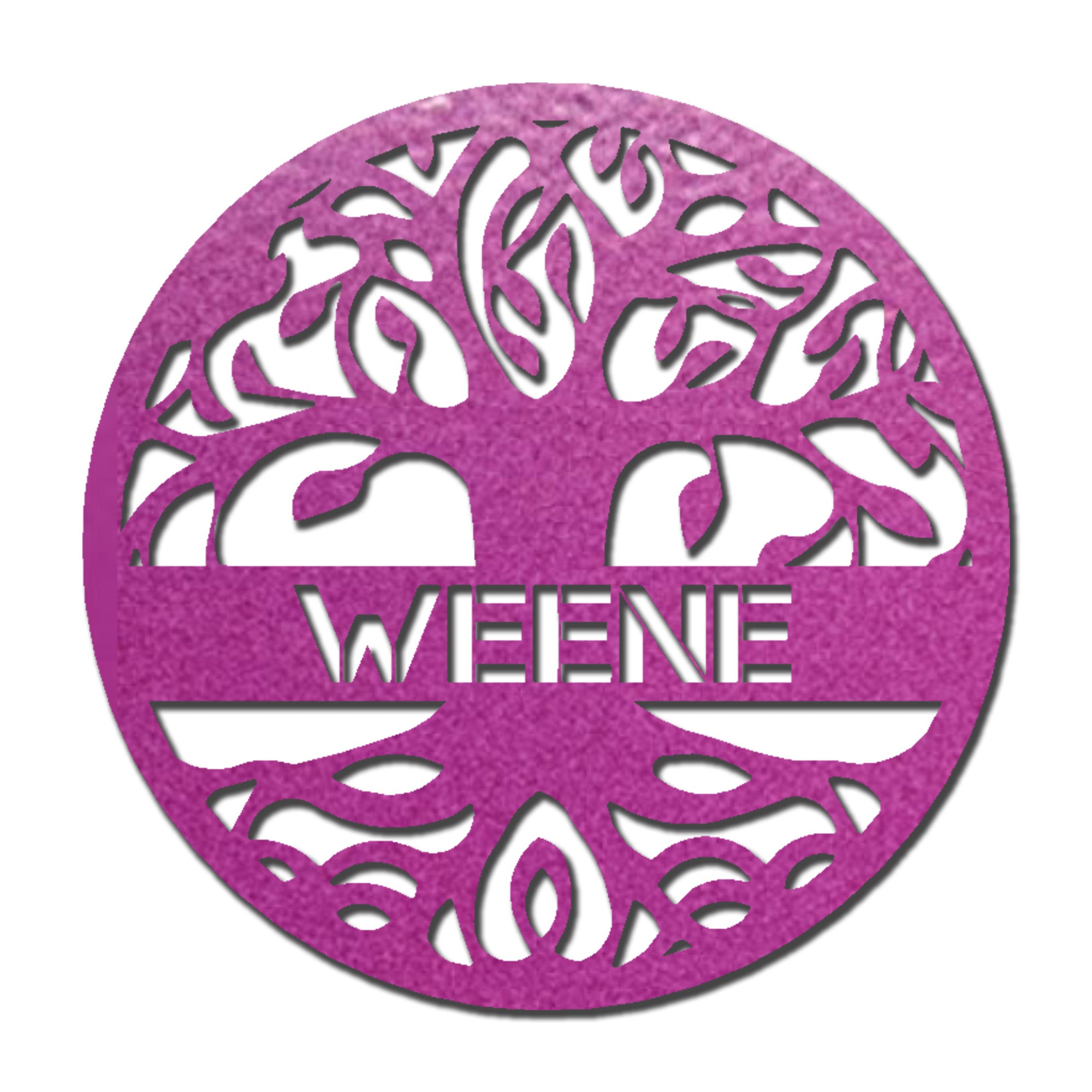 Personalized Tree of Life Metal Wall Art – Custom Family Name Sign – Tree of Life Metal Decor – Nature Inspired Family Wall Decor
