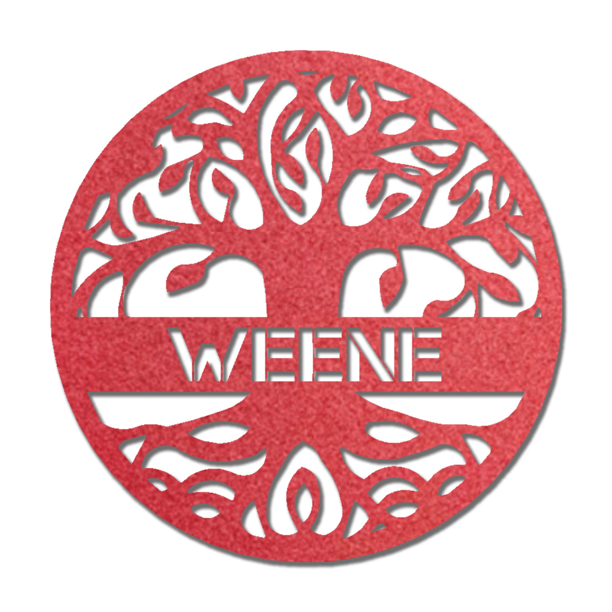 Personalized Tree of Life Metal Wall Art – Custom Family Name Sign – Tree of Life Metal Decor – Nature Inspired Family Wall Decor