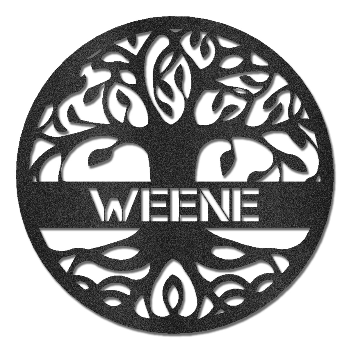 Personalized Tree of Life Metal Wall Art – Custom Family Name Sign – Tree of Life Metal Decor – Nature Inspired Family Wall Decor
