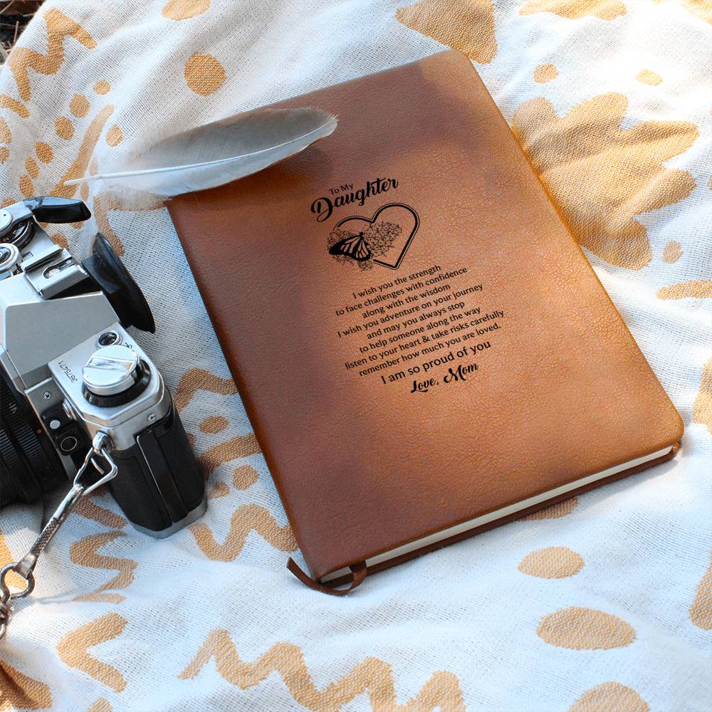To my daughter, Butterfly Journal - Mom's Love Letter Notebook