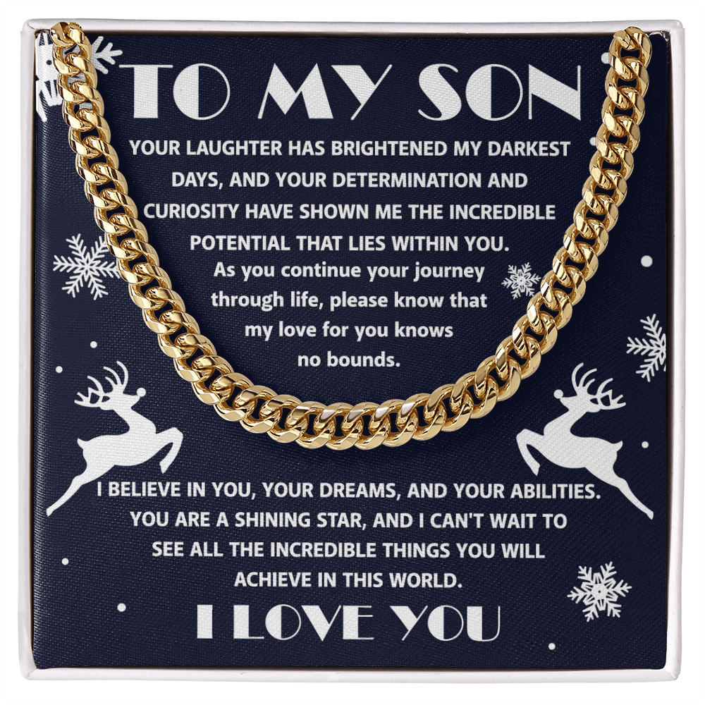 To My Son, I Believe in You