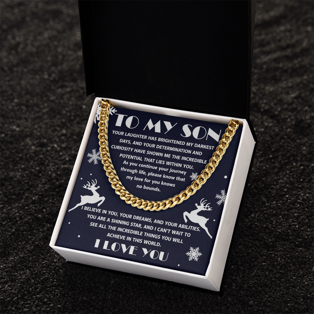 To My Son, I Believe in You