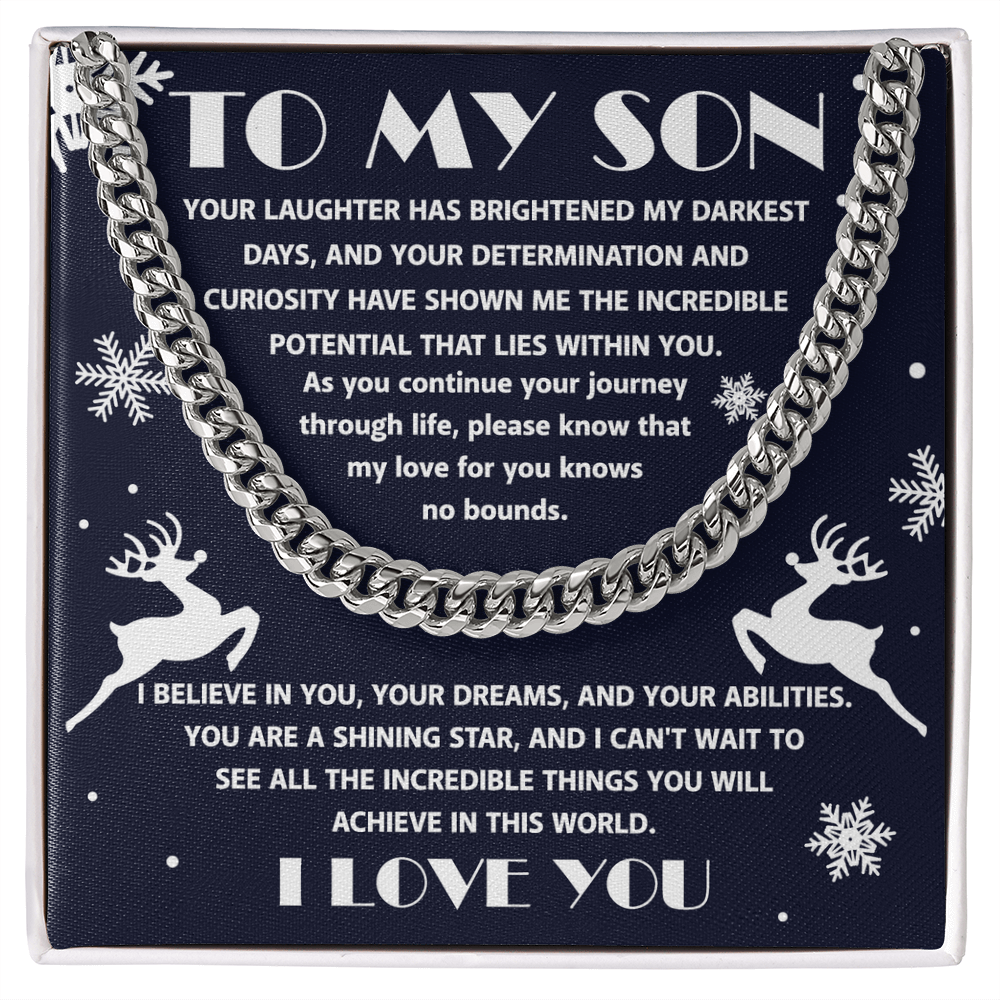 To My Son, I Believe in You