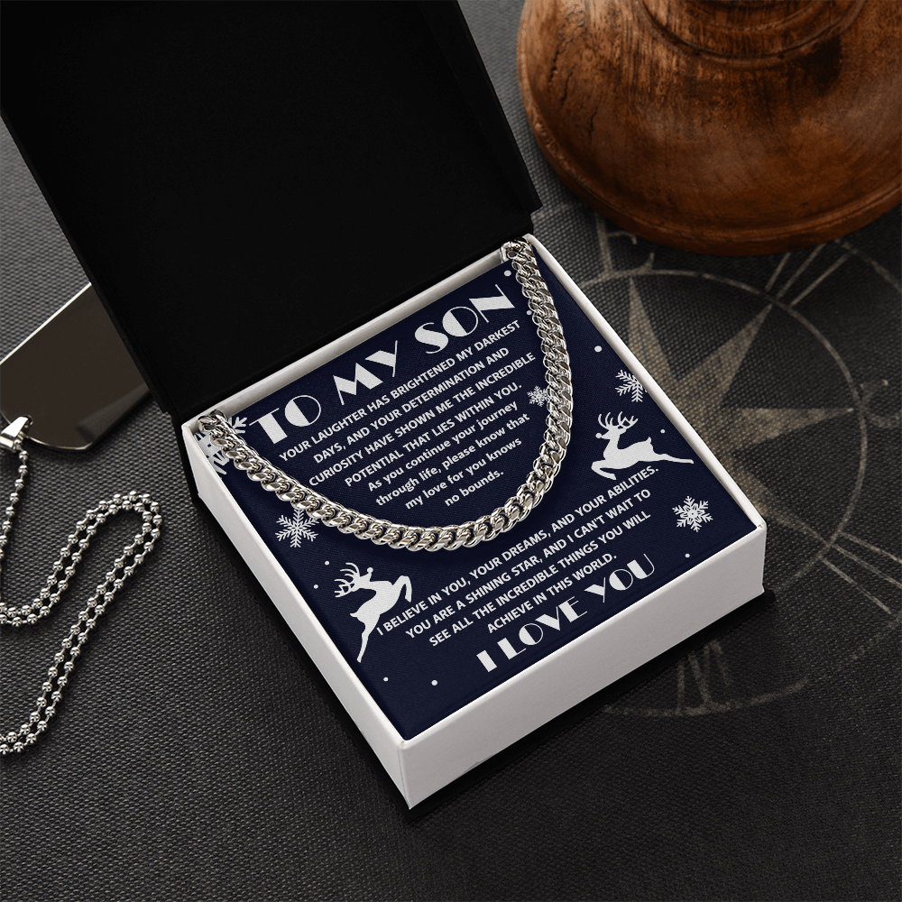 To My Son, I Believe in You