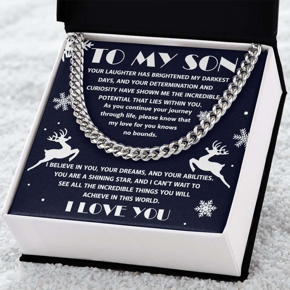 To My Son, I Believe in You