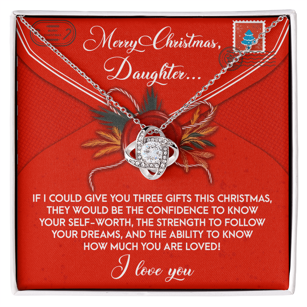 Merry Christmas, Daughter, If I Could Give You Three Gifts