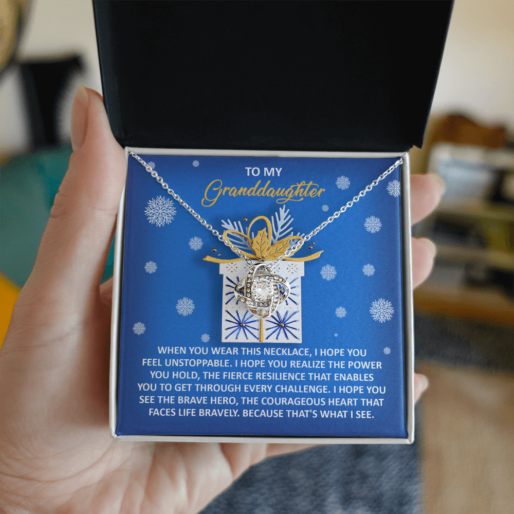 Granddaughter Gift for Christmas - Brave Hero with a Courageous Heart