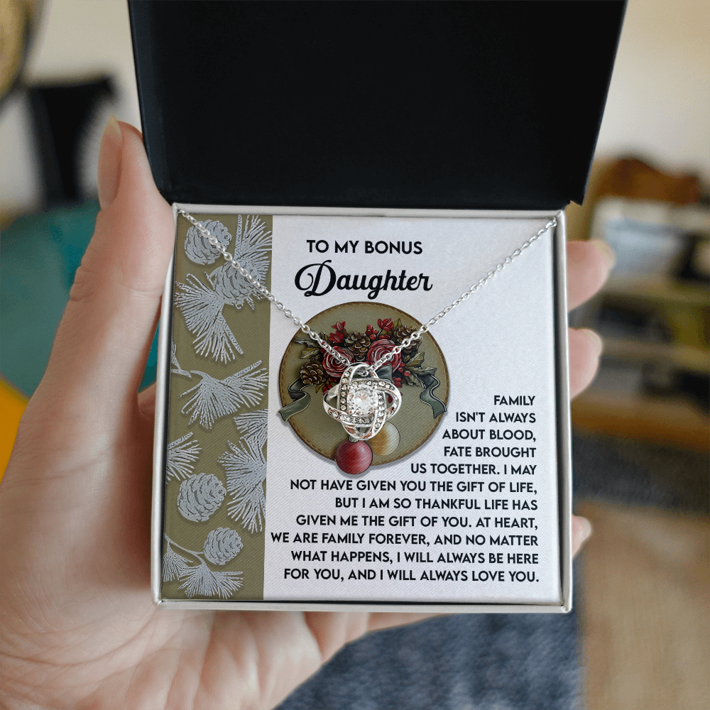 To My Bonus Daughter, At Heart We Are Family Forever