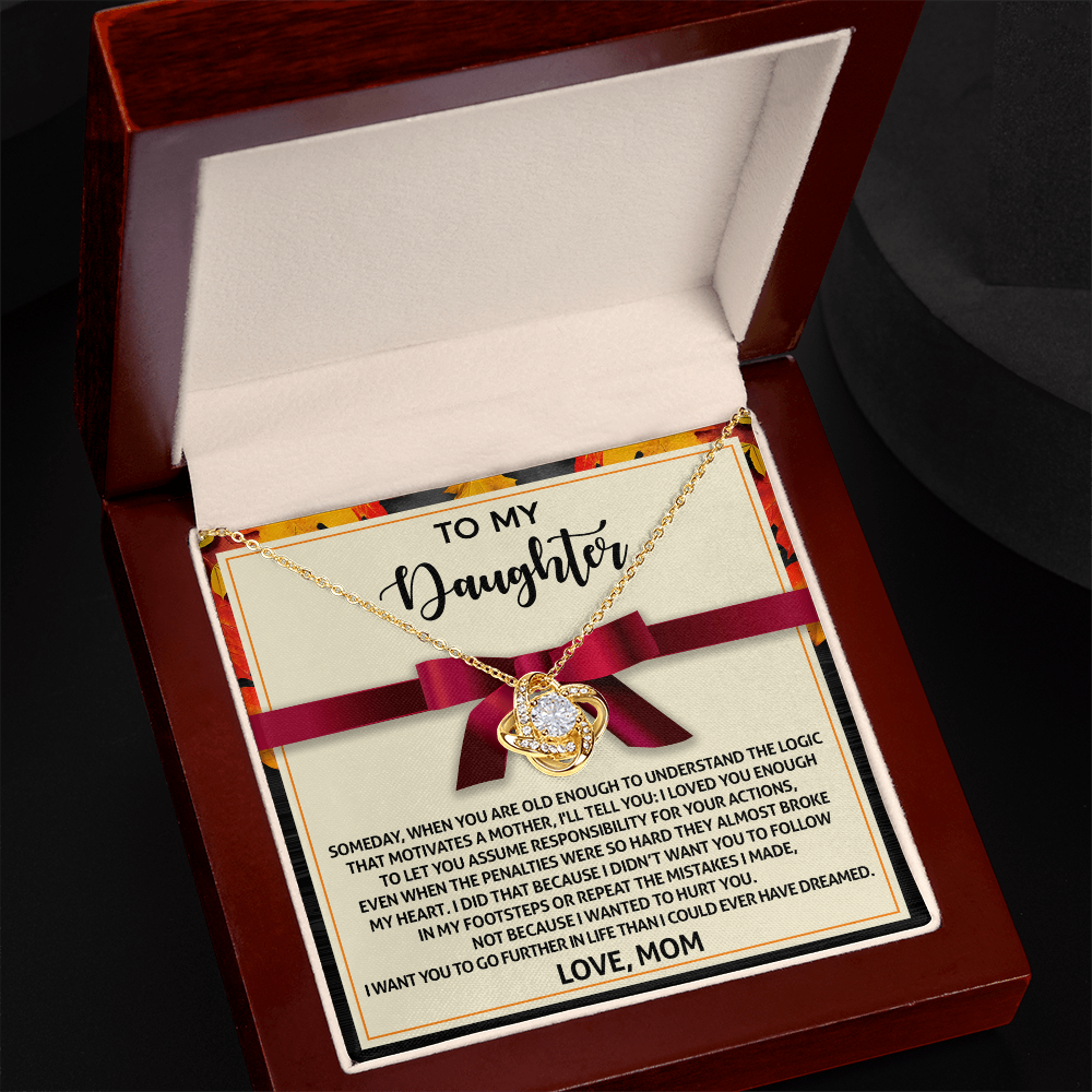 To My Daughter, I Loved You Enough