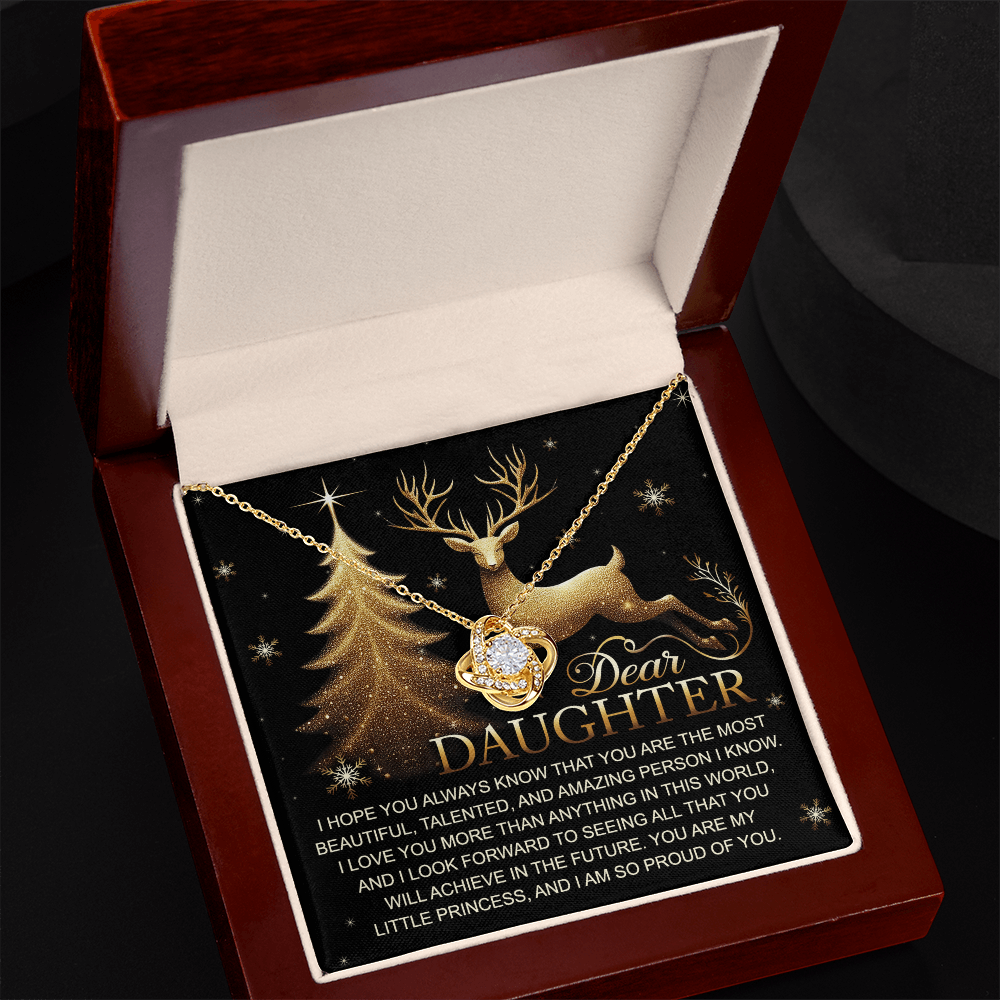 Dear Daughter, You Are My Greatest Joy – Christmas Necklace Gift