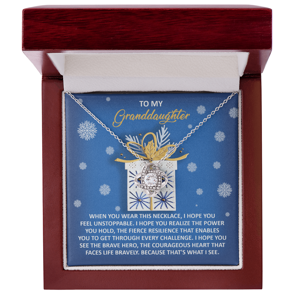 Granddaughter Gift for Christmas - Brave Hero with a Courageous Heart