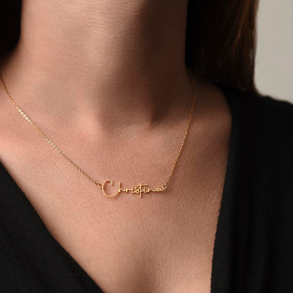 To My Badass Granddaughter Personalized Name Necklace – Inspirational Gift from Grandma • Custom Name Jewelry • Sentimental Keepsake for Birthday, Graduation or Christmas