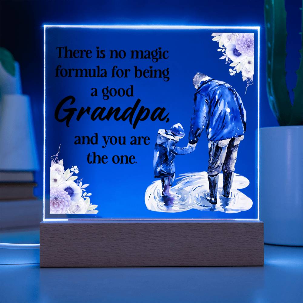 Grandpa Gift - Magic Formula LED Acrylic Plaque