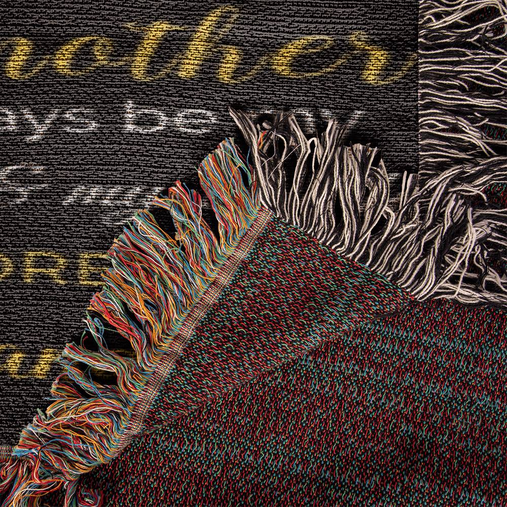 To My Granddaughter Personalized Blanket – Custom Name & Signature • Gift from Grandma • Sentimental Keepsake Throw Blanket for Birthday, Graduation & Christmas